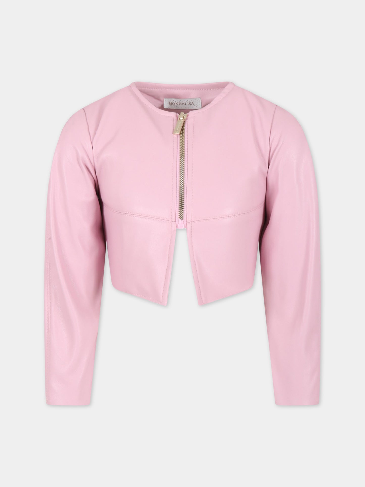 Giacca rosa per bambina,Monnalisa,71A102 1404 0090