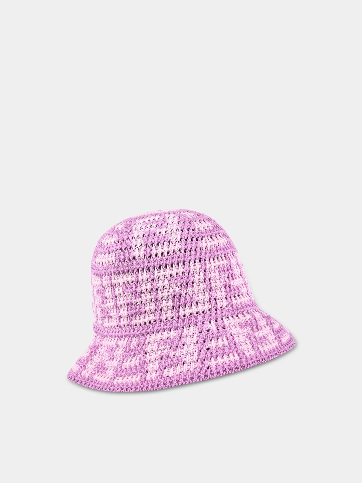 Cloche fucsia per bambina con FF rosa,Fendi Kids,JUP056 AMRC F1K5B