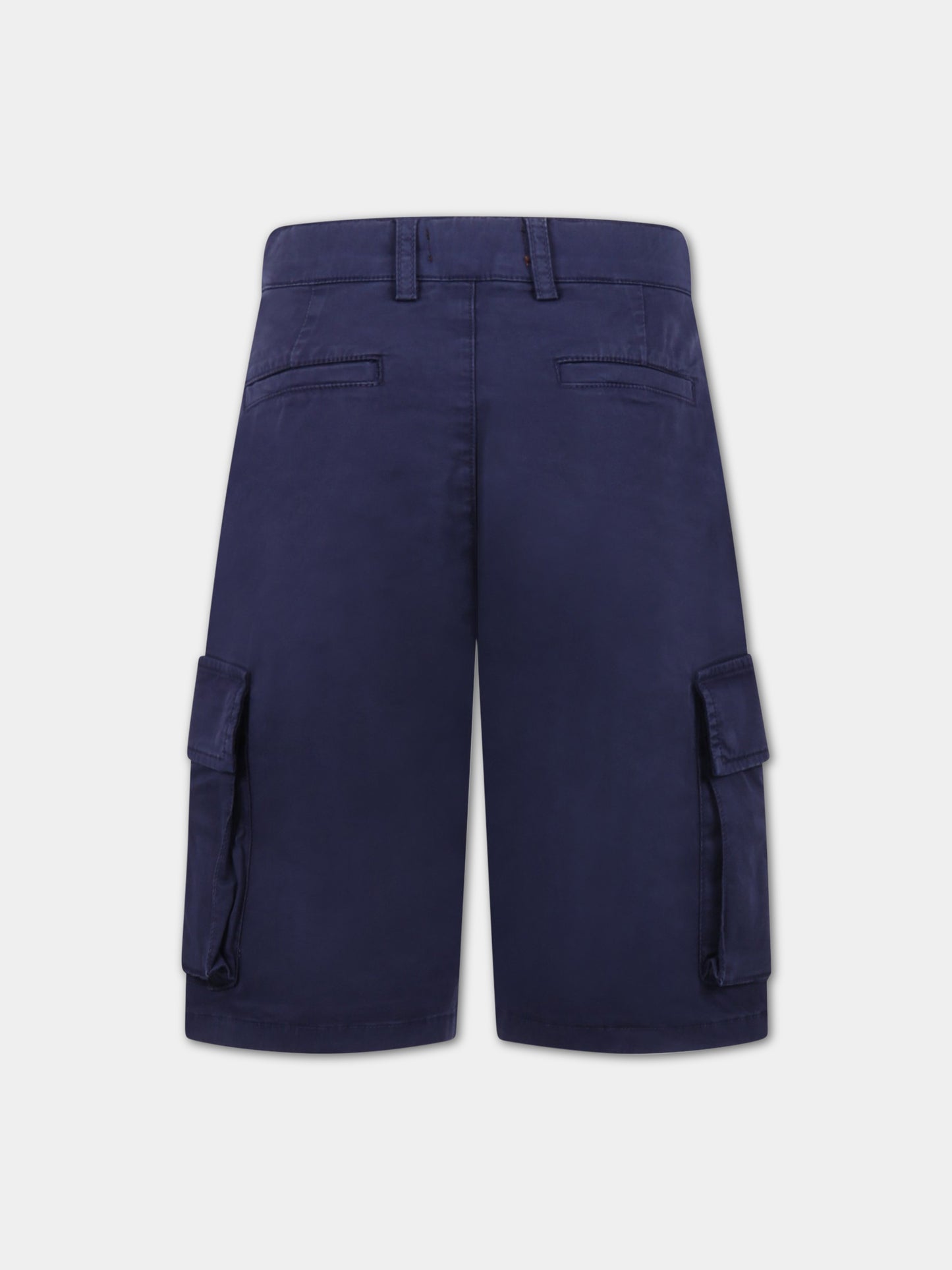 Bermuda blu per bambino con motivo chevron,Missoni,MS6P99 G0072 619