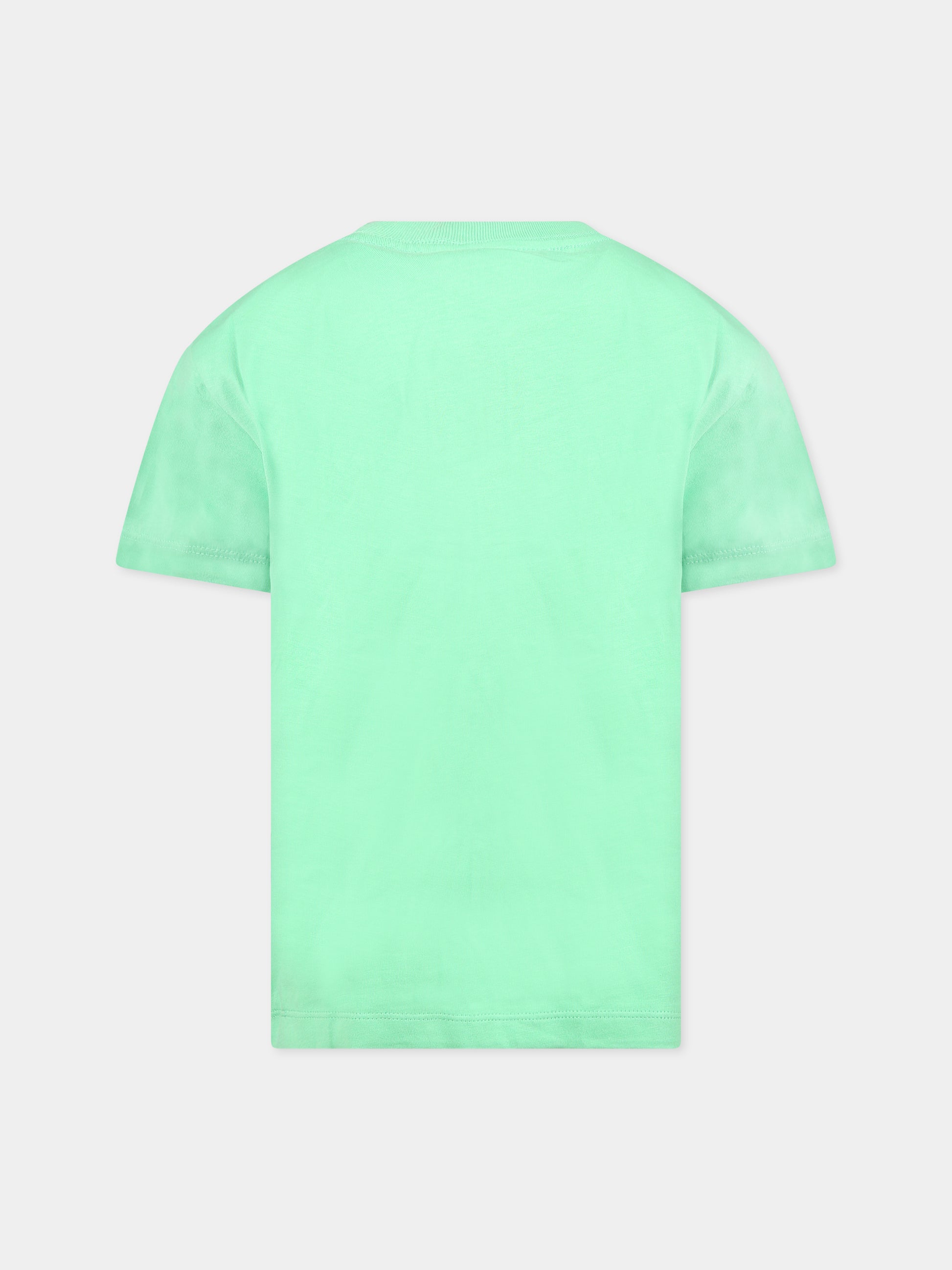 T-shirt multicolor per bambino con stampa dinosauri,Molo,1S23A204 7966