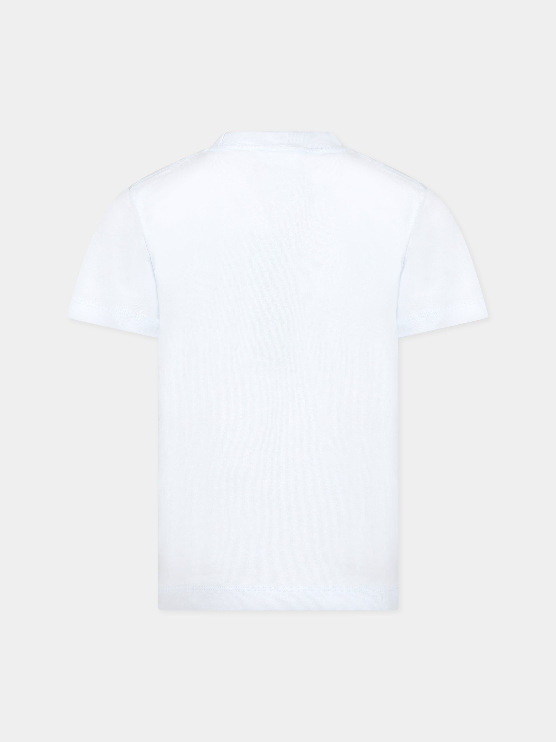 T-shirt multicolor per bambino con stampa dinosauri,Molo,1S23A205 7926