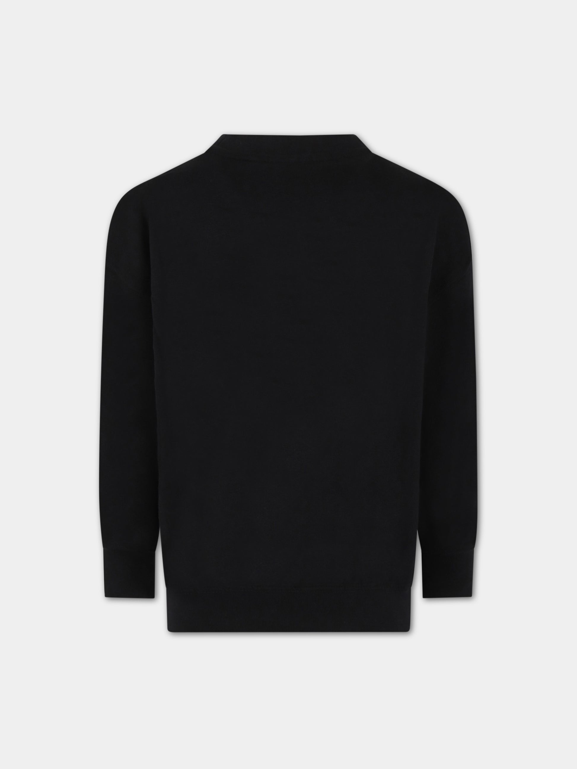 Felpa nera per bambini,Molo,1S23J202 0099