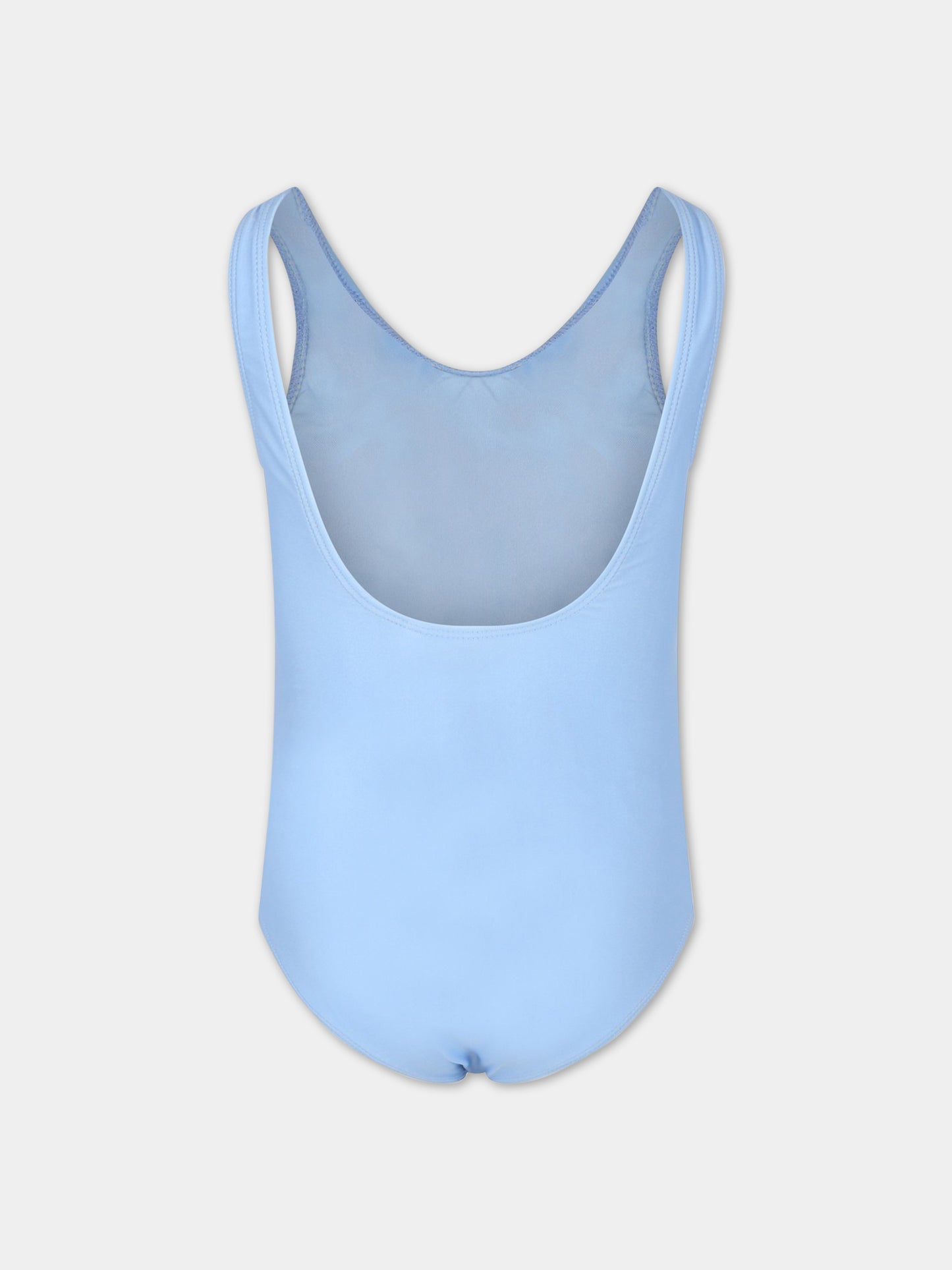 Costume celeste da bagno per bambina con smile,Molo,8S23P510 7878