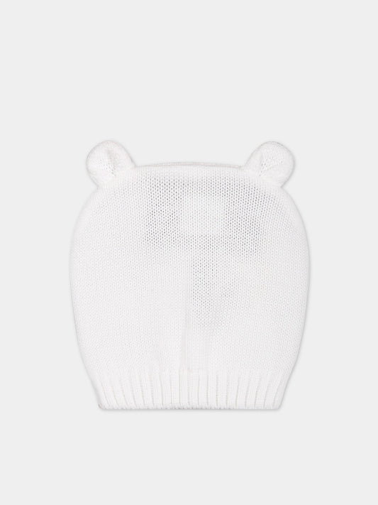 Cappello bianco per neonati,Little Bear,6128 BIANCO