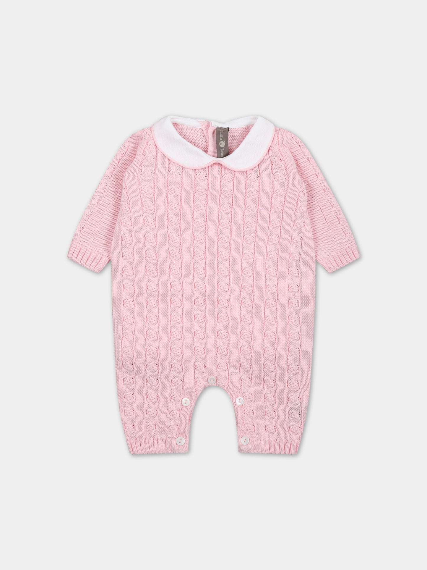 Tutina rosa per neonata,Little Bear,6115 ROSA