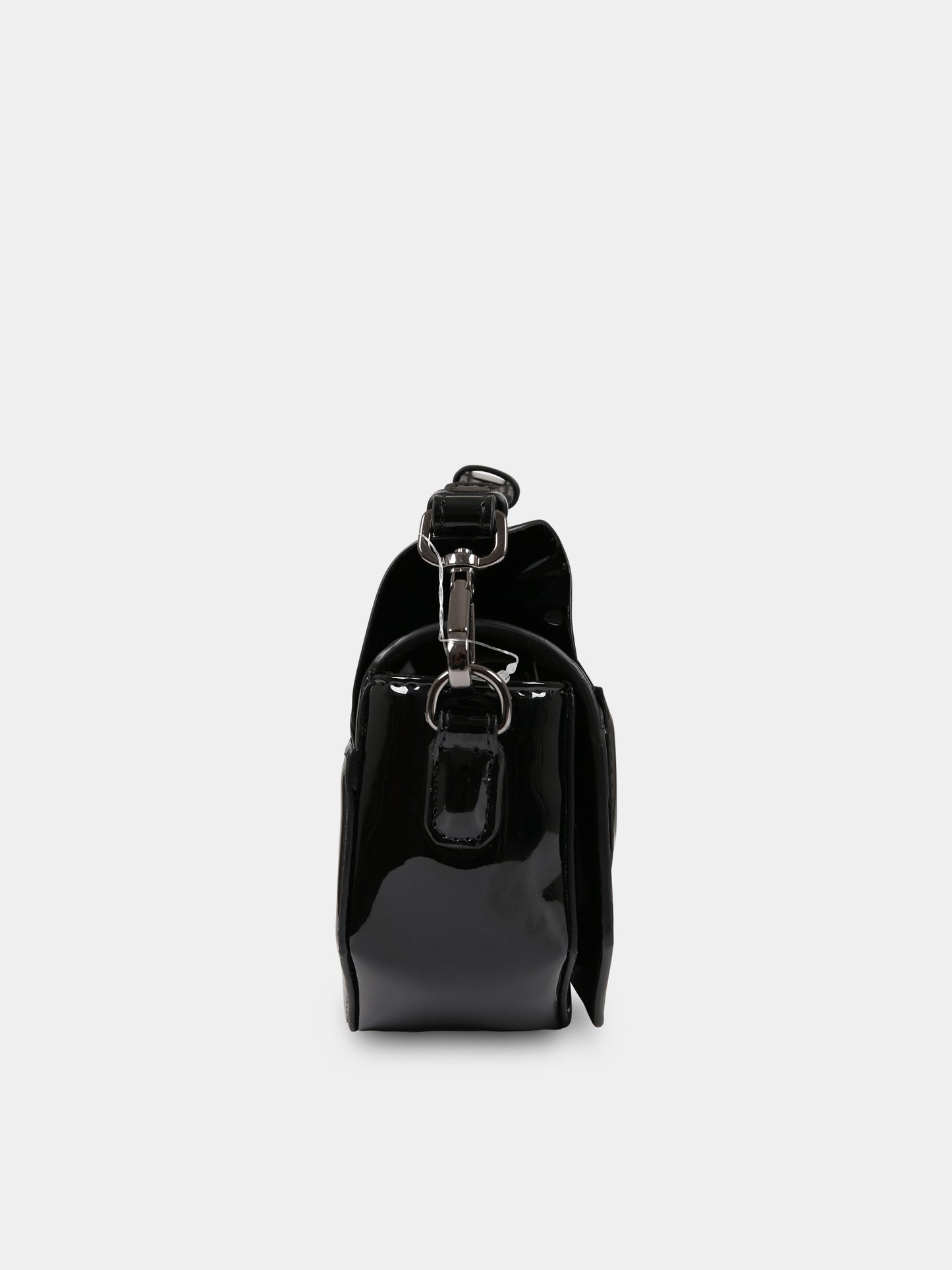 Borsa nera per bambina con logo,Karl Lagerfeld Kids,Z10155 09B