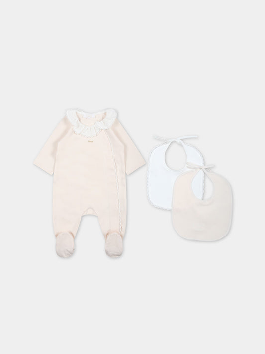 Set multicolor per neonata con logo,Chloé Kids,C97303 440