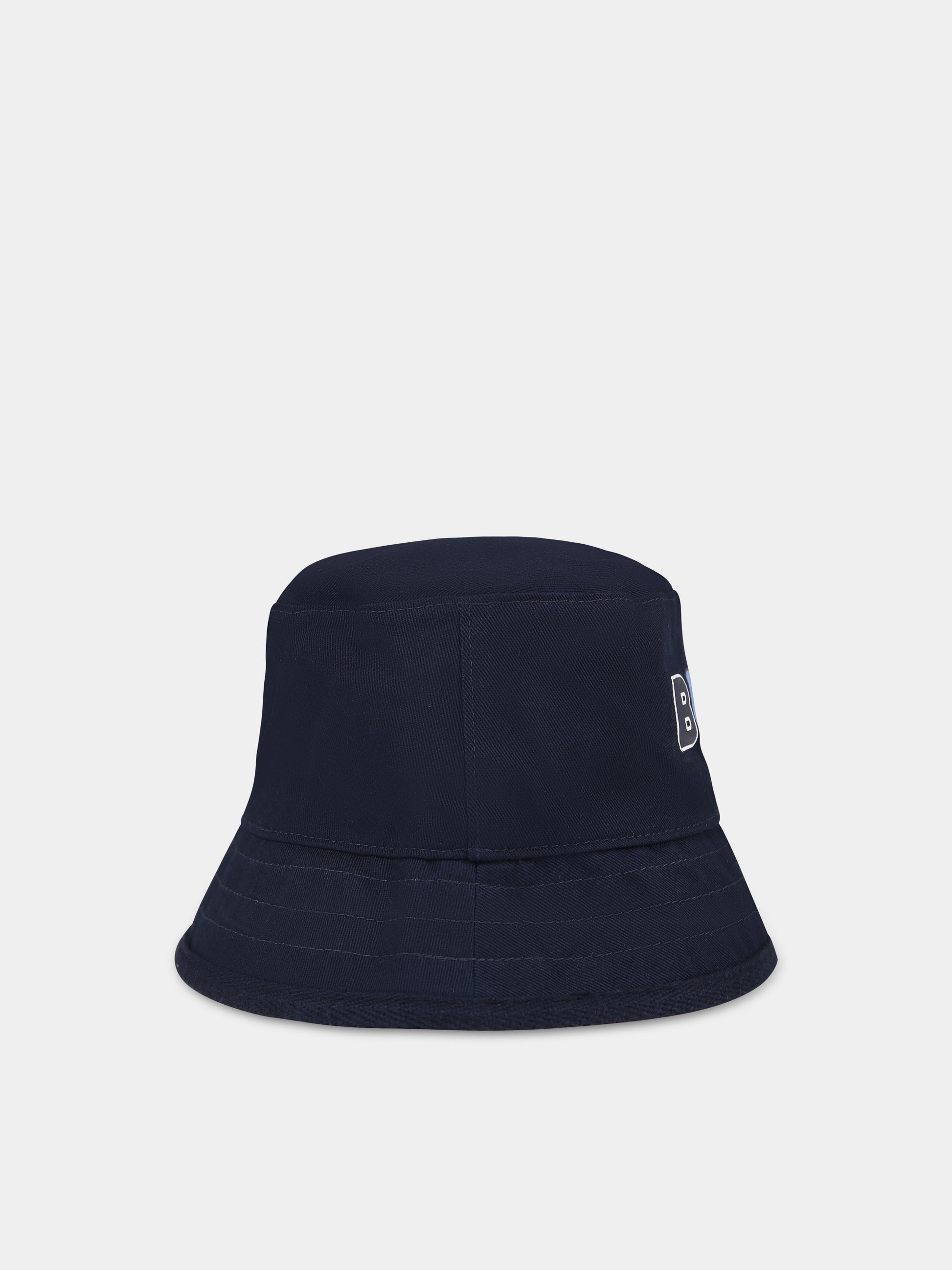 Cloche blu per neonato con logo multicolor,Boss,J91139 849