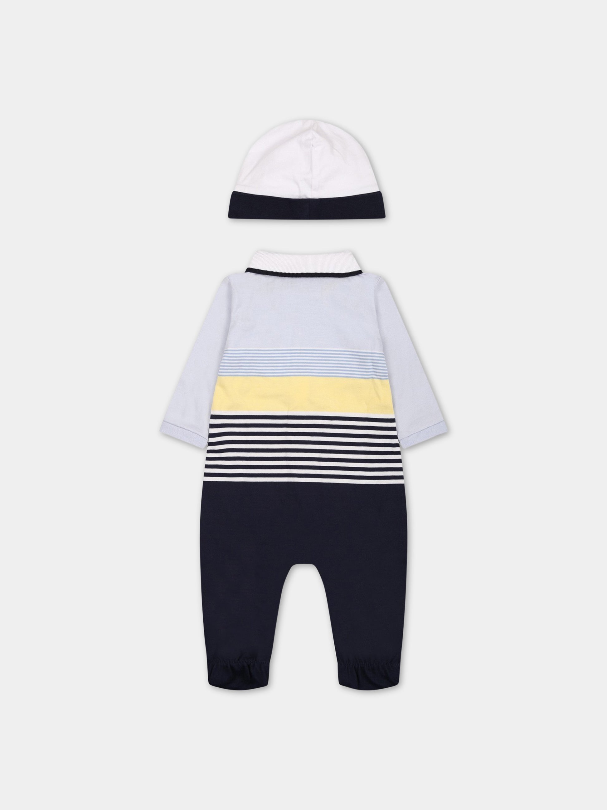 Multicolor set for baby boy with logo,Boss,J98414 771