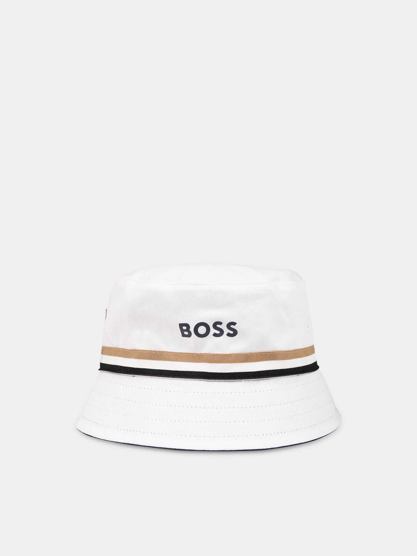 Cloche multicolor per neonato con logo,Boss,J01142 849