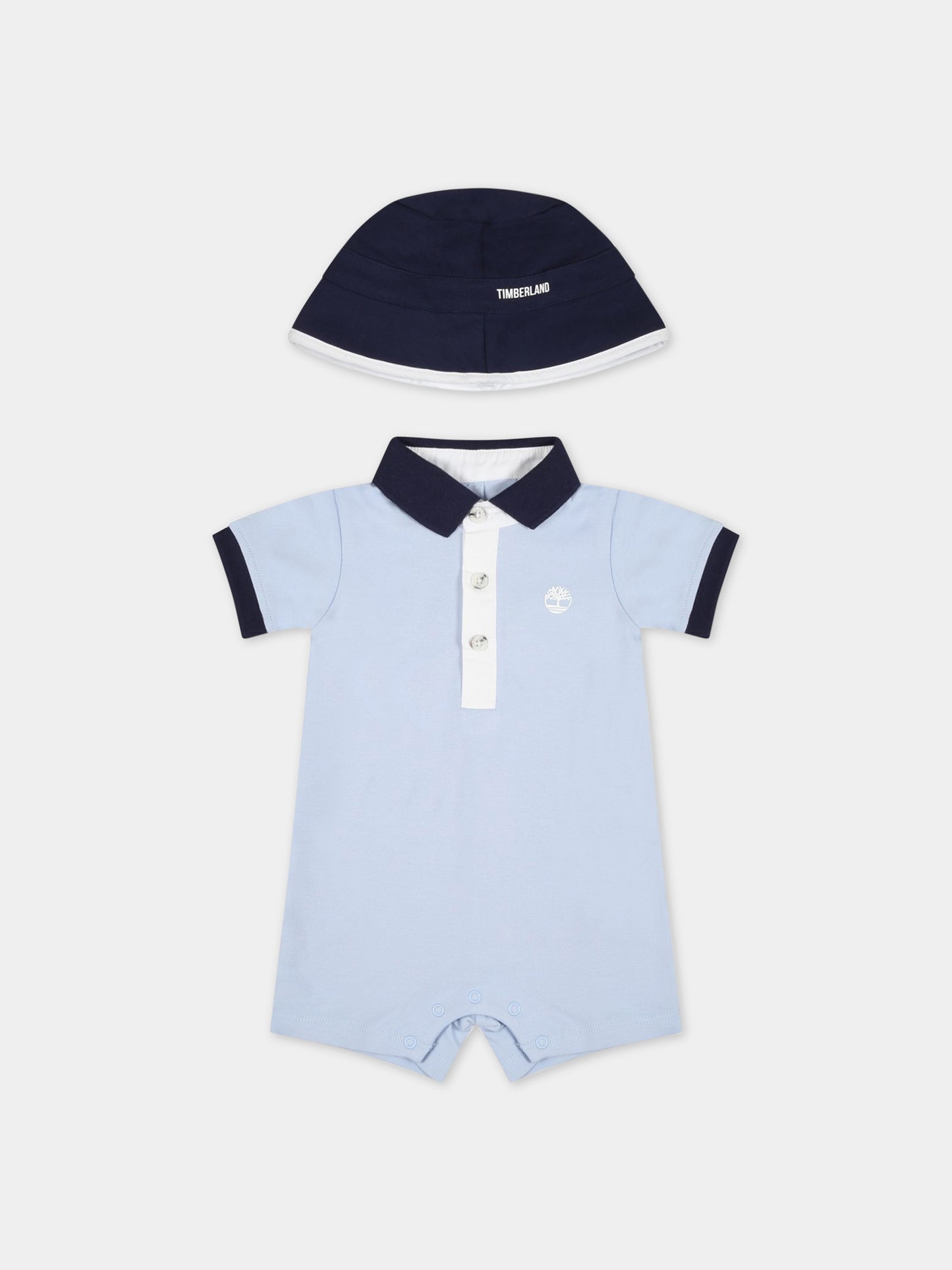 Set multicolor per neonato con logo bianco,Timberland,T98318 781