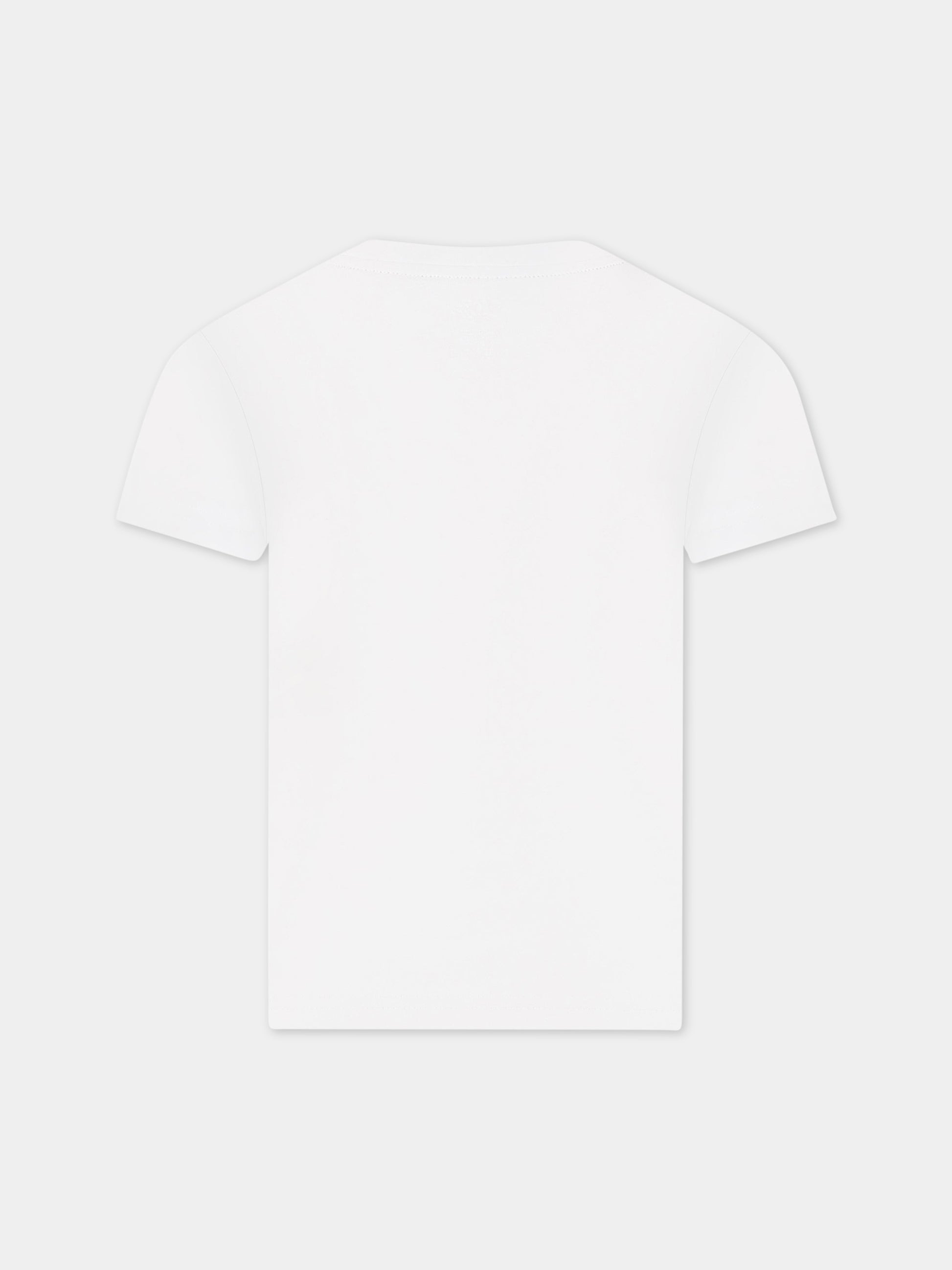 T-shirt bianca per bambino con logo,Timberland,T25T77 10P