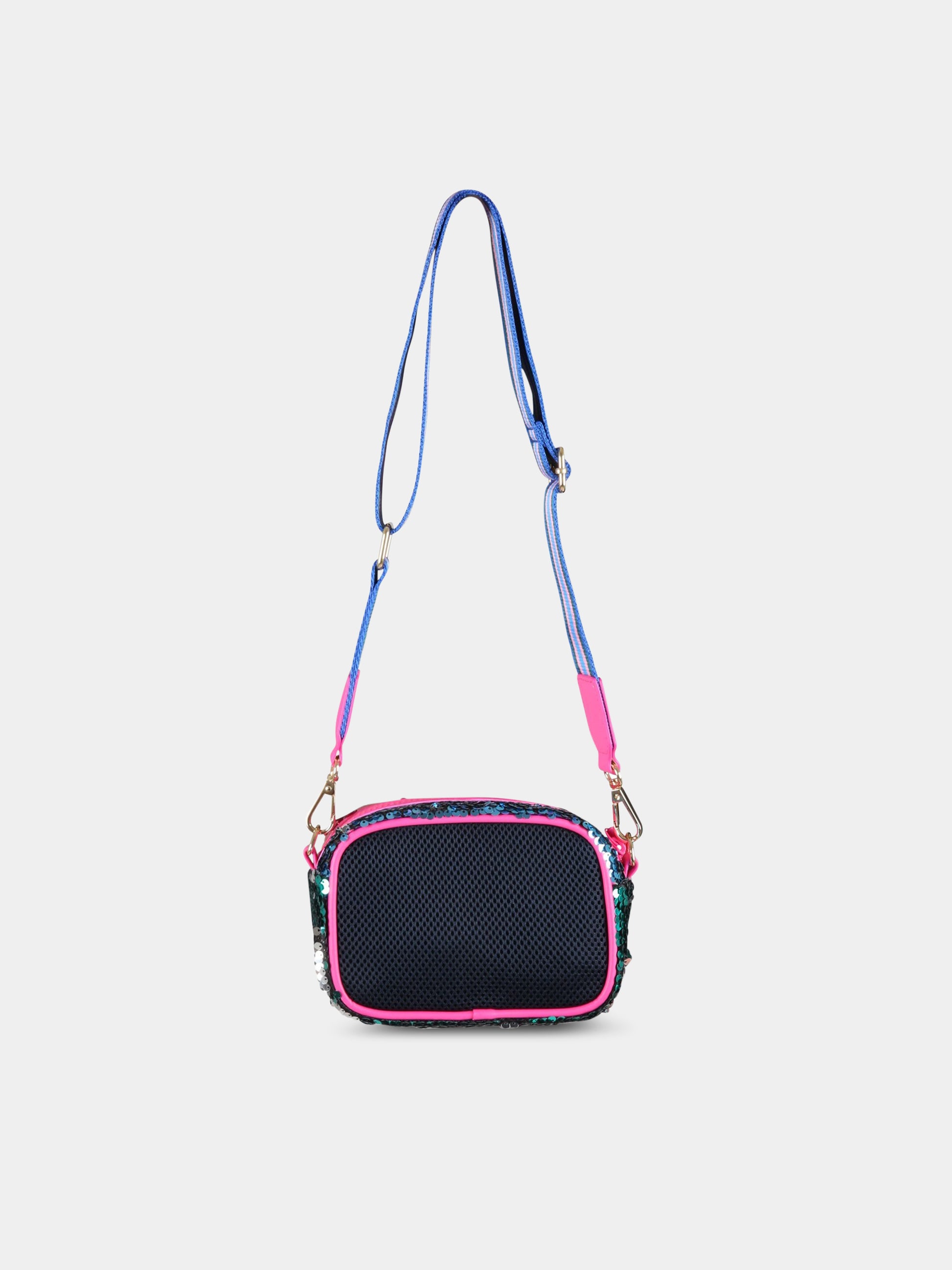 Borsa multicolor per bambina con patch logato,Little Marc Jacobs,W10206 Z40