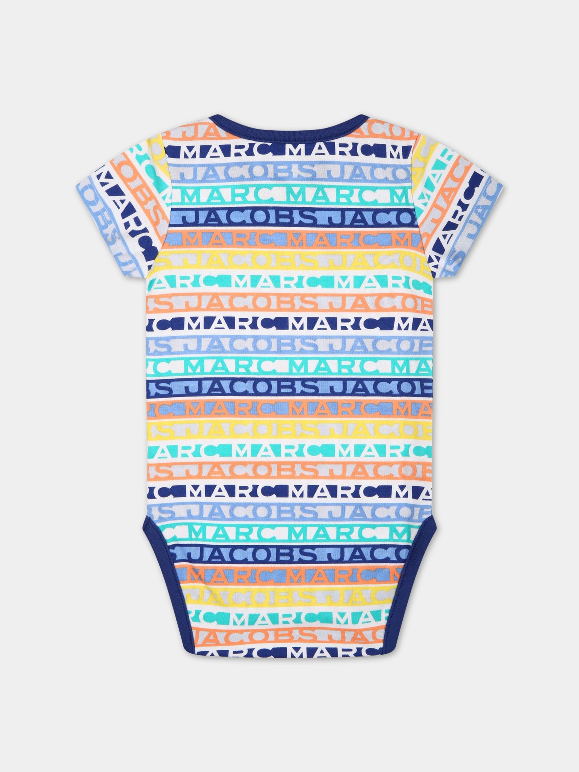 Set multicolor per neonato con logo,Little Marc Jacobs,W98158 10P