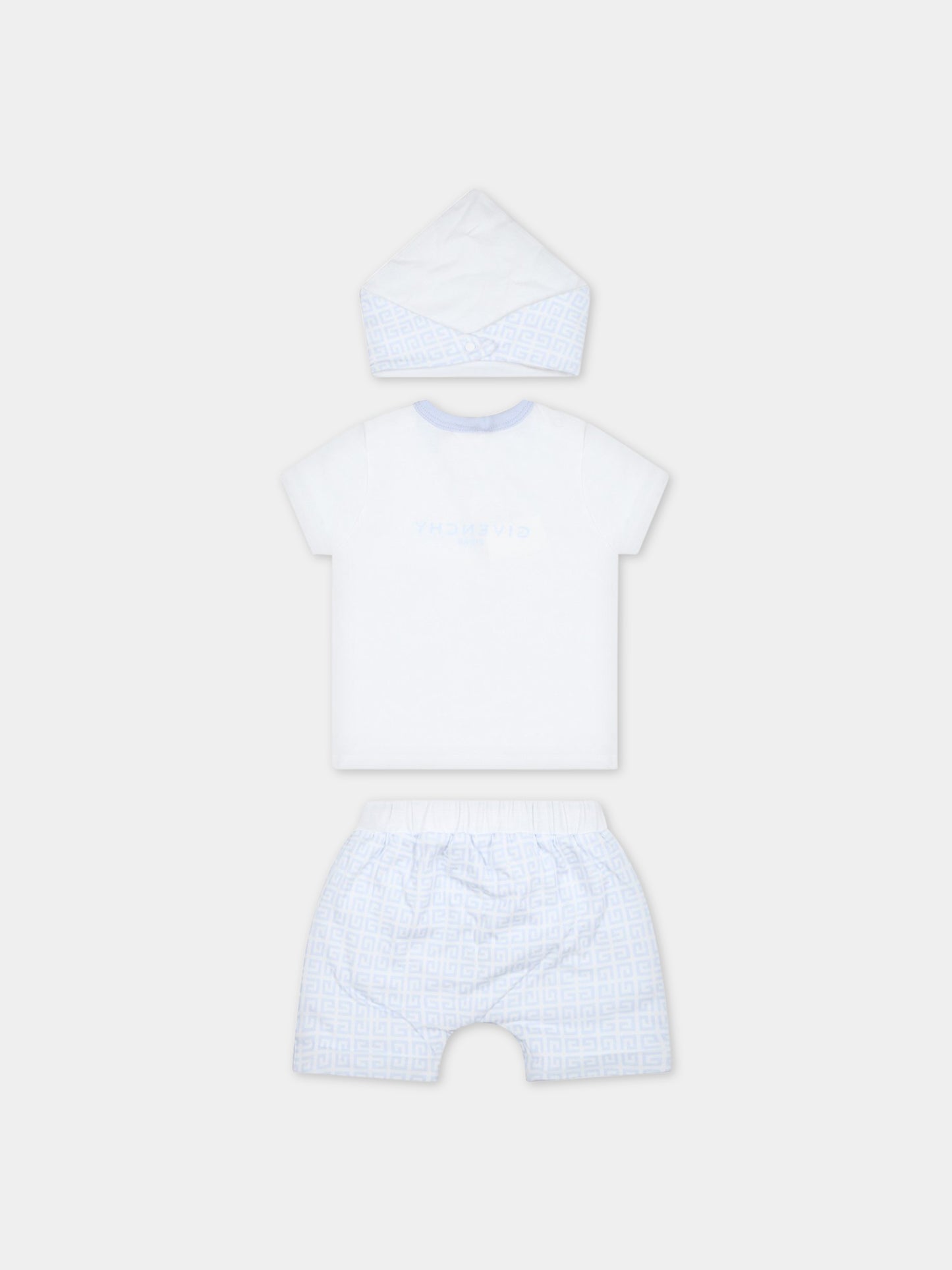 Completo multicolor sportivo per neonato con logo,Givenchy Kids,H98166 771