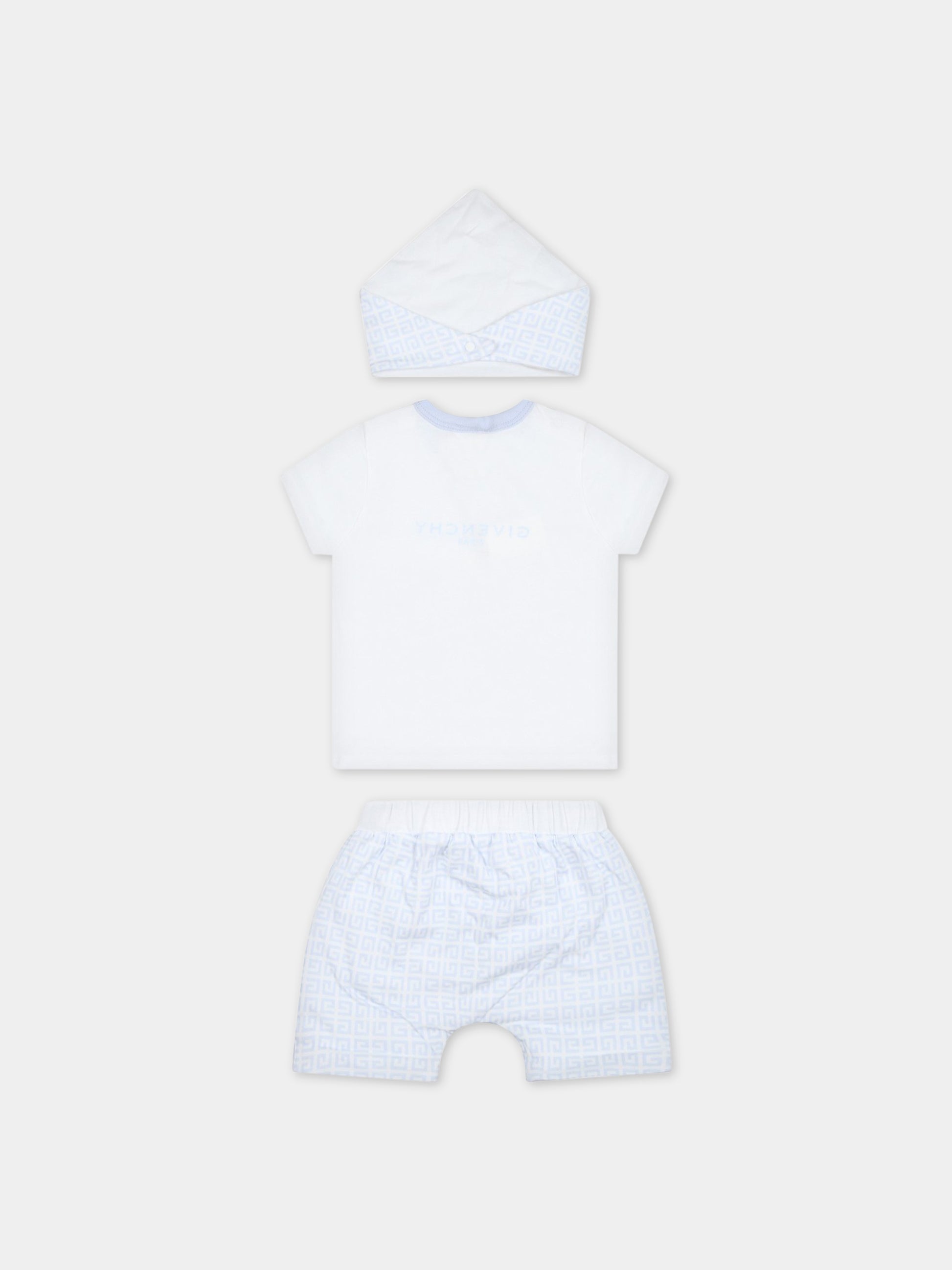 Completo multicolor sportivo per neonato con logo,Givenchy Kids,H98166 771