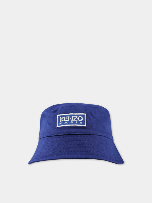 Cloche blu per bambino con logo,Kenzo Kids,K51024 857