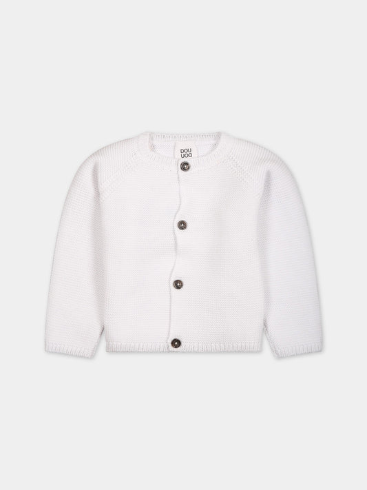 Cardigan bianco per neonata,Douuod Kids,DS9520 Z1376 100