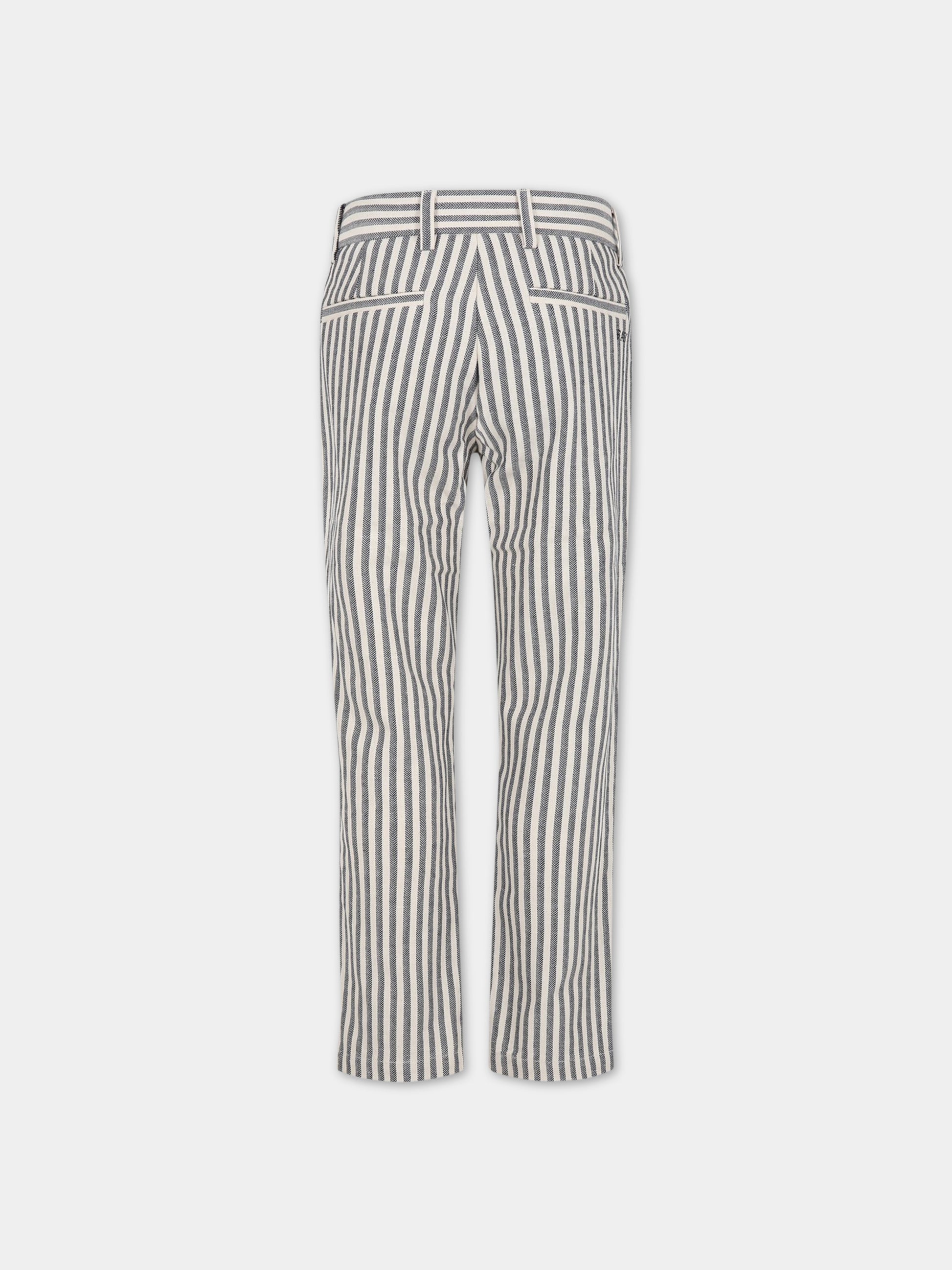 Pantaloni multicolor per bambino con logo,Fay Kids,FS6Q20 G0095 101BL