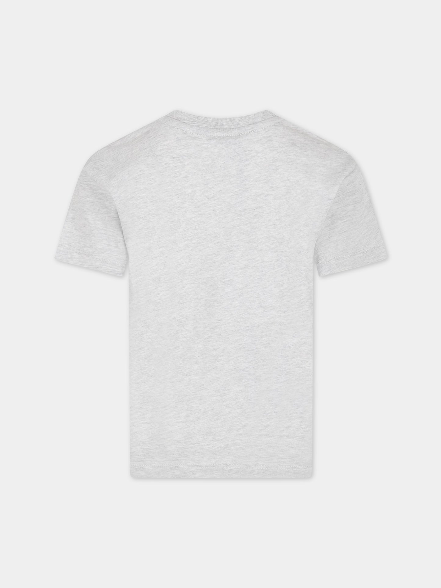 T-shirt grigia per bambino con logo,Msgm Kids,MS029547 107