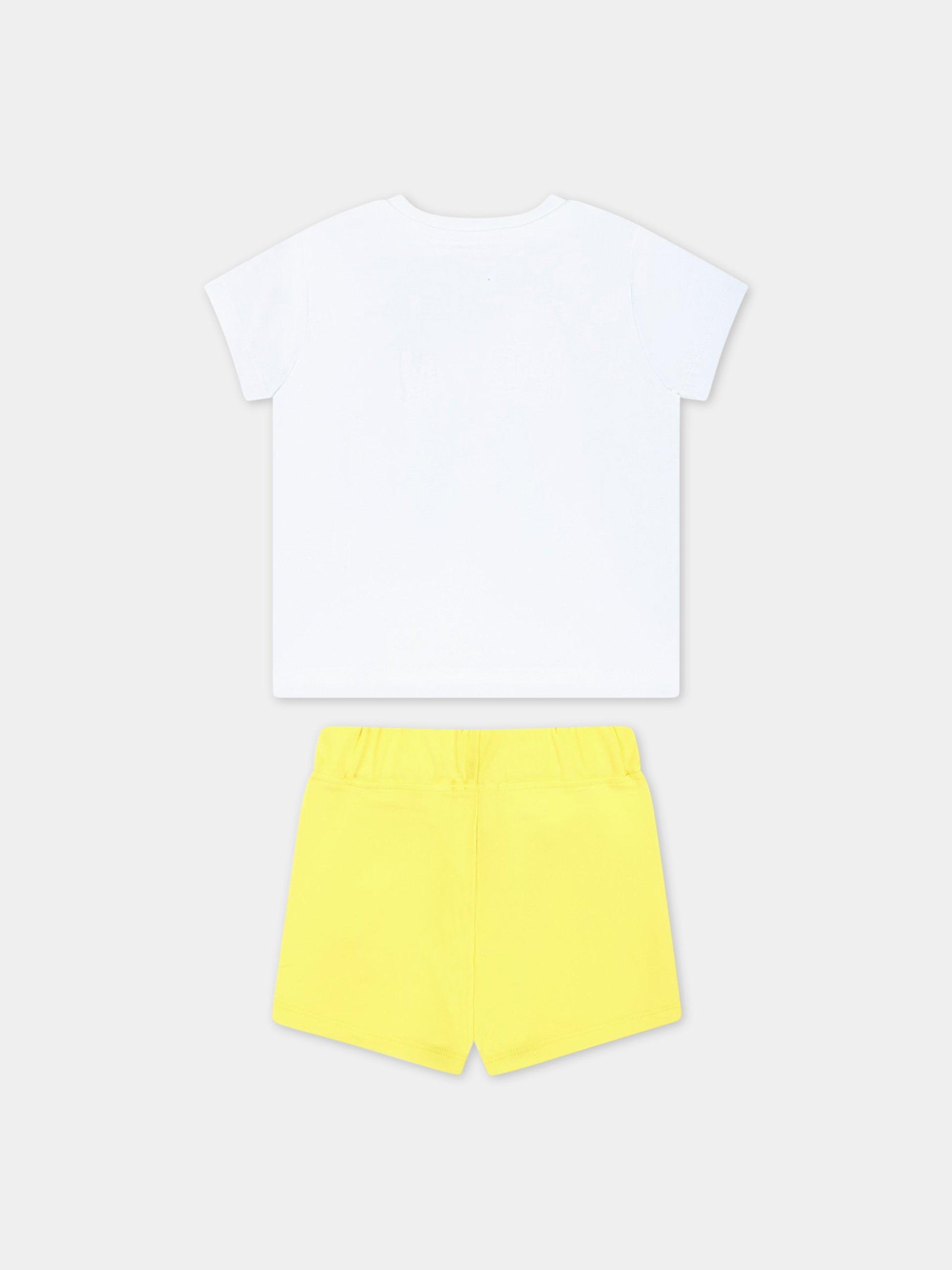 Completo multicolor per neonato con logo colorato,Msgm Kids,MS029361 001/09