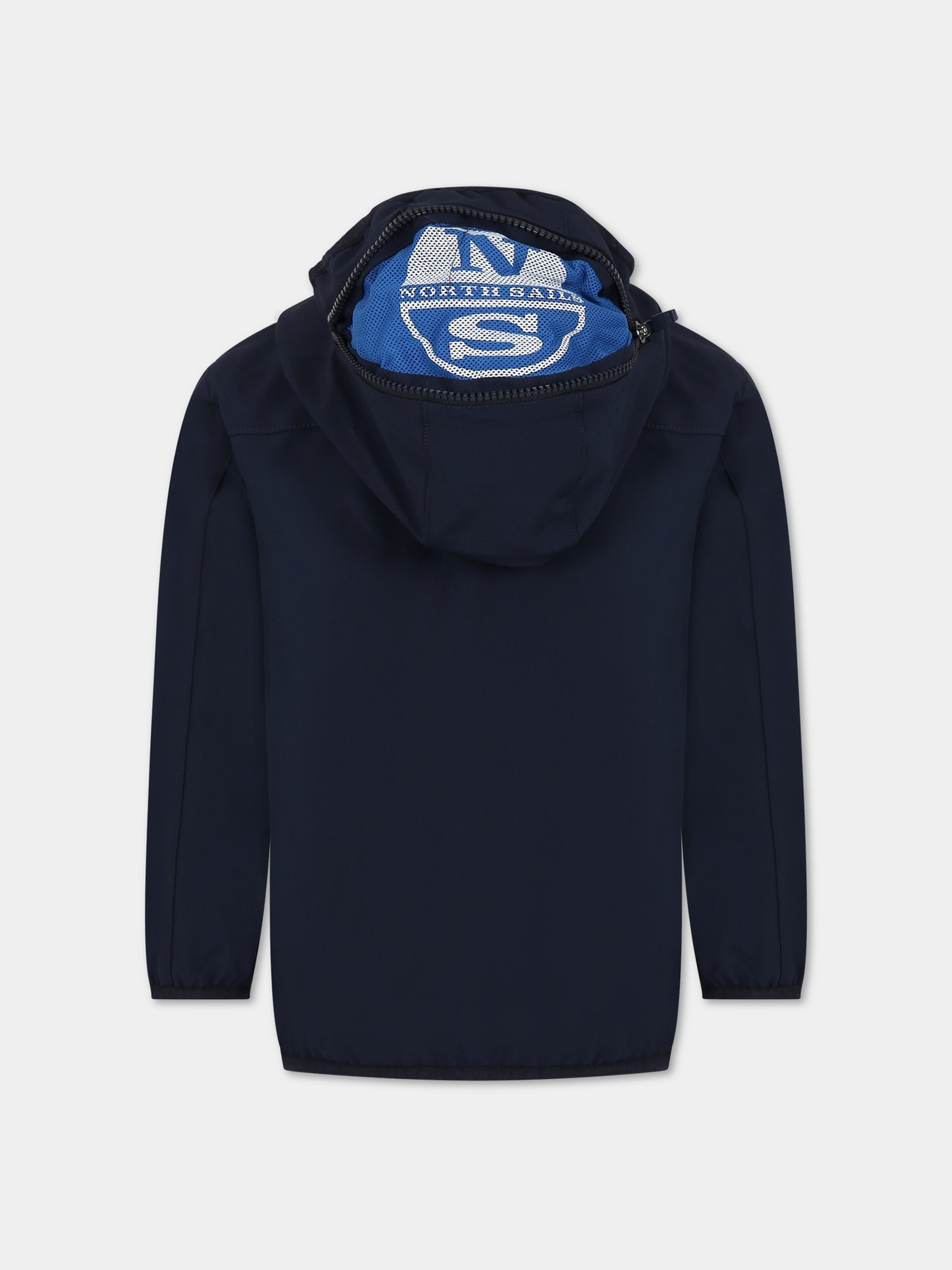 Giubbotto blu per bambino con logo,North Sails,701900 000 0802