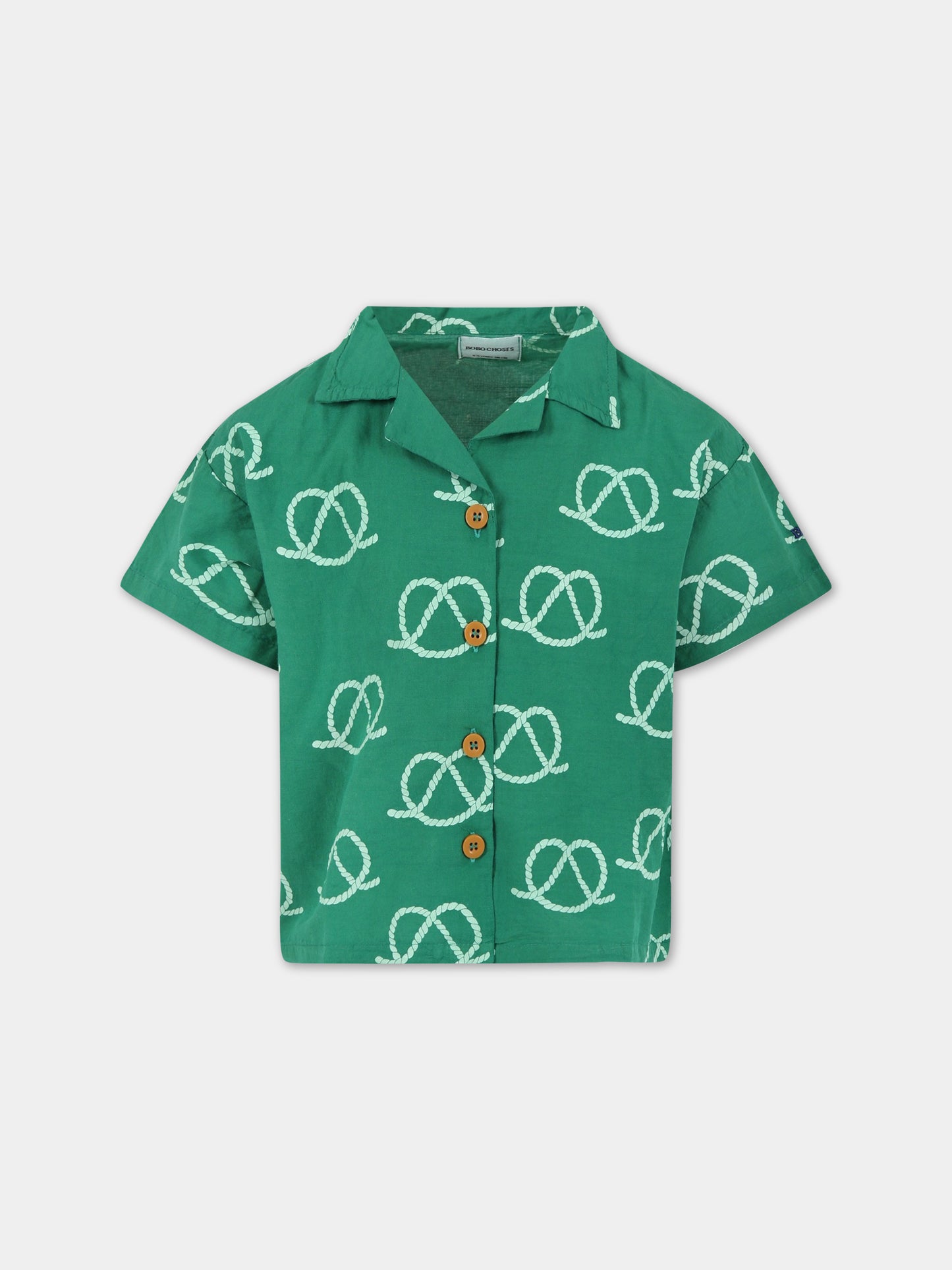 Camicia verde per bambino,Bobo Choses,123AC105