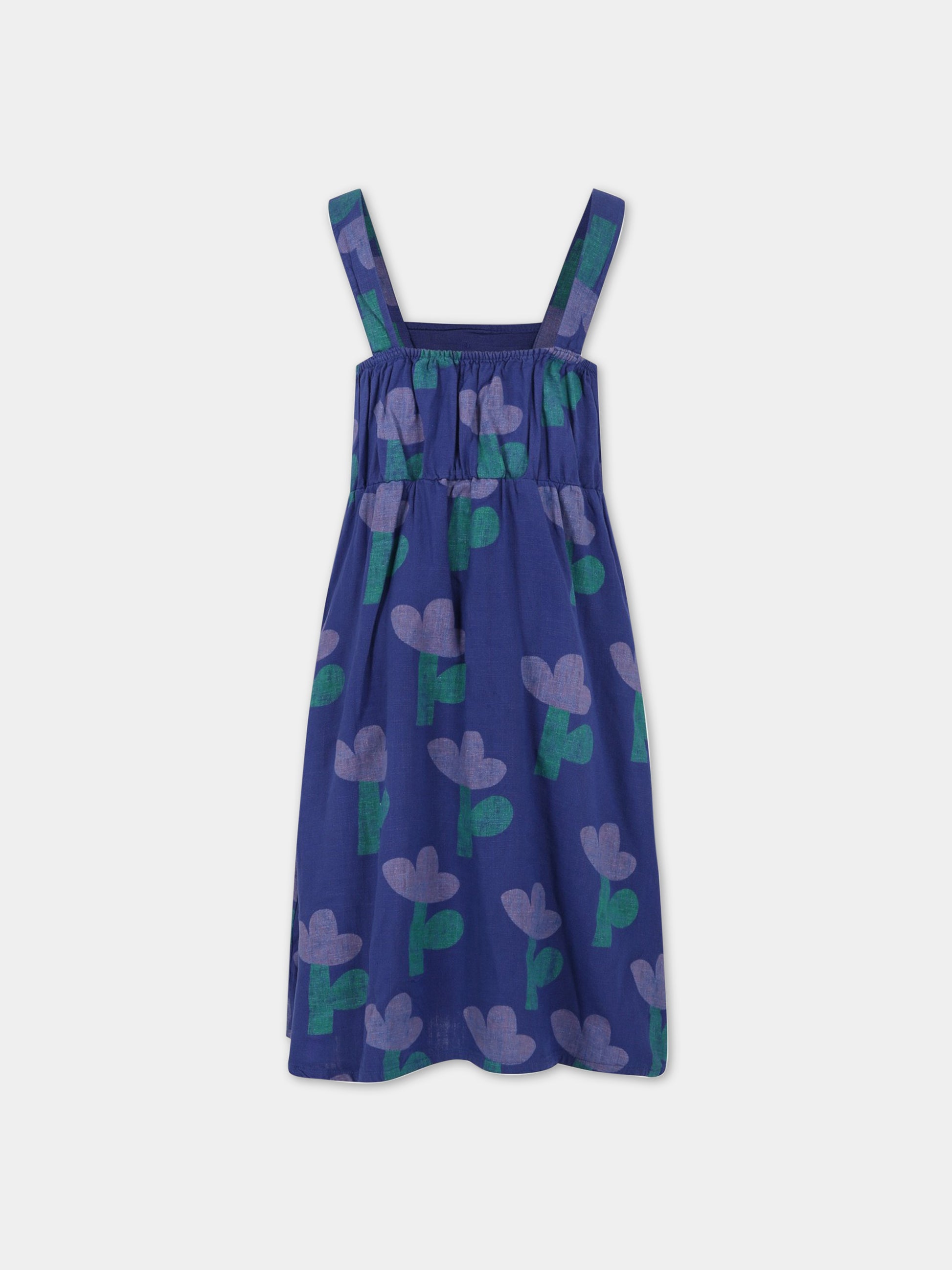 Vestito blu per bambina con logo,Bobo Choses,123AC131