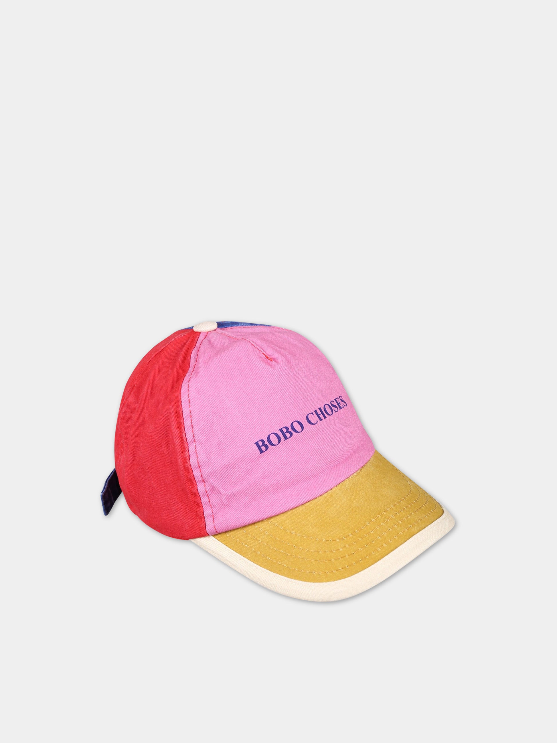 Cappello multicolor  per bambini con logo,Bobo Choses,123AI025