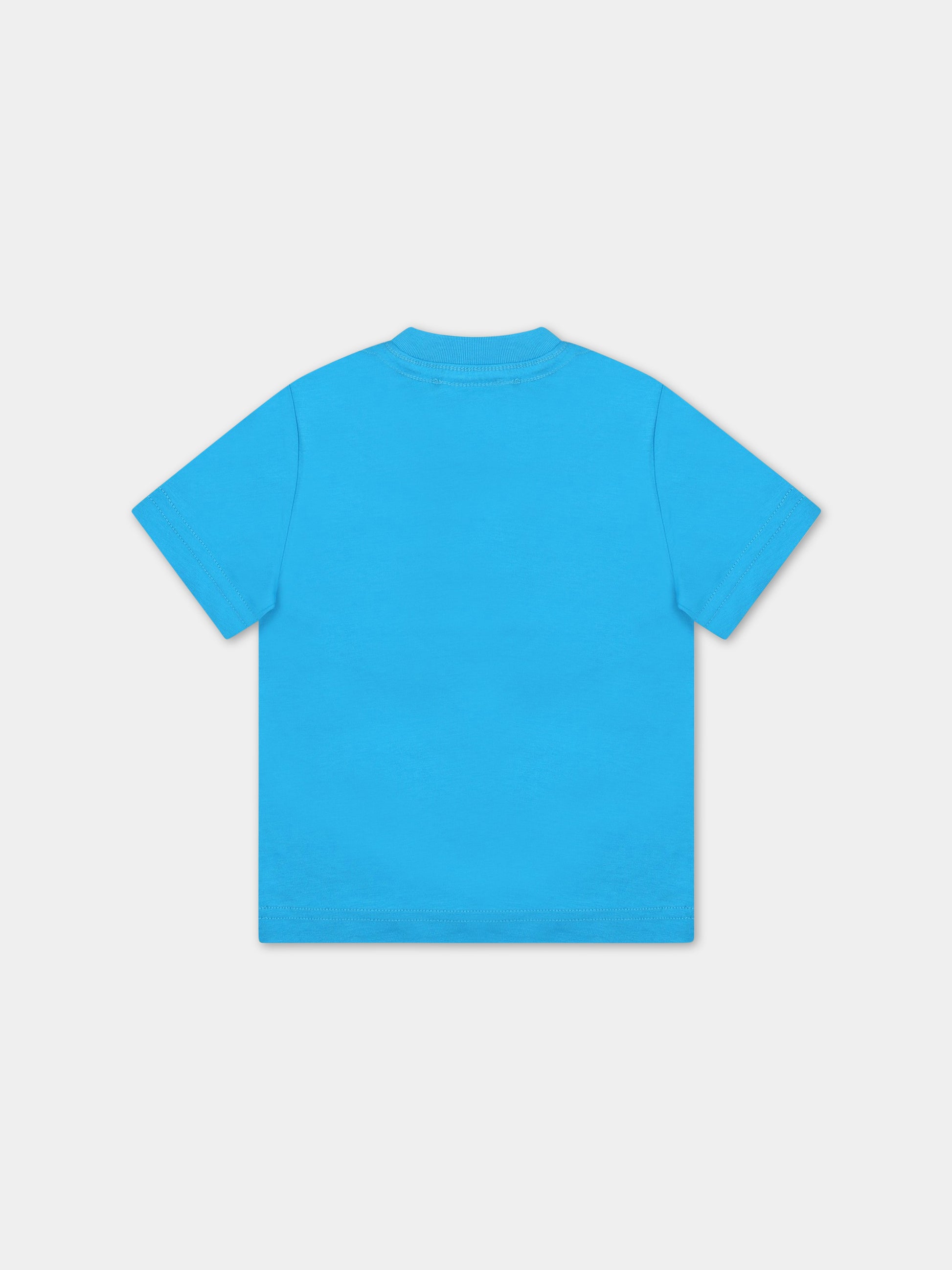 T-shirt azzurra per neonato con logo,Dsquared2,DQ1781 D0A4C DQ817