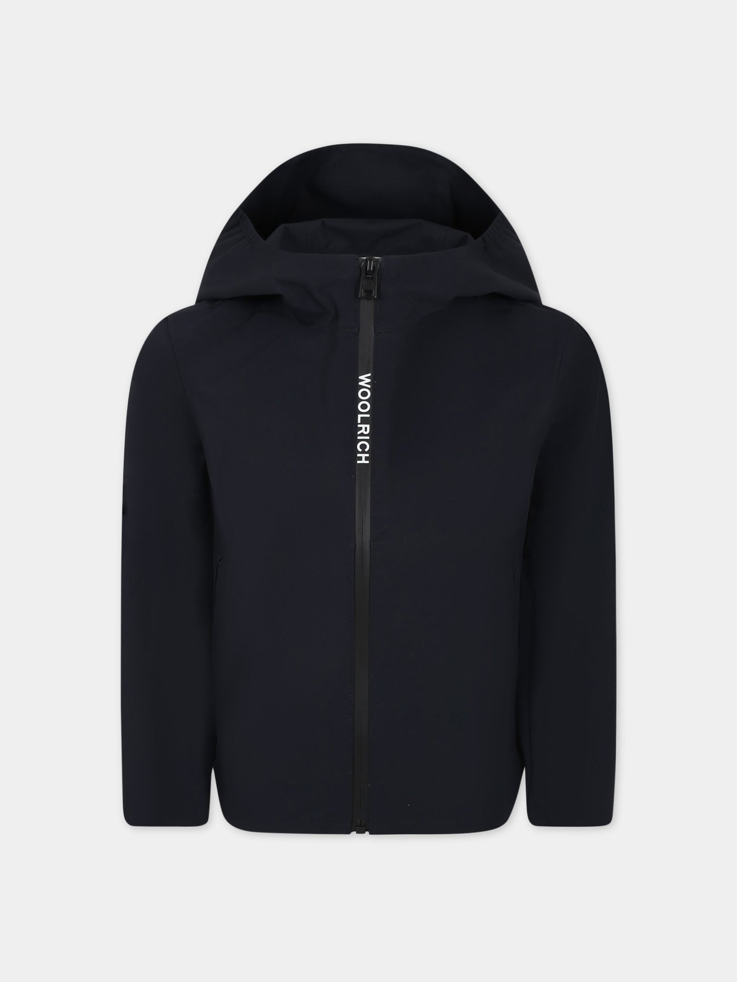 Giubbotto blu per bambino con logo,Woolrich Kids,CFWKOU0368MRUT3280 3989