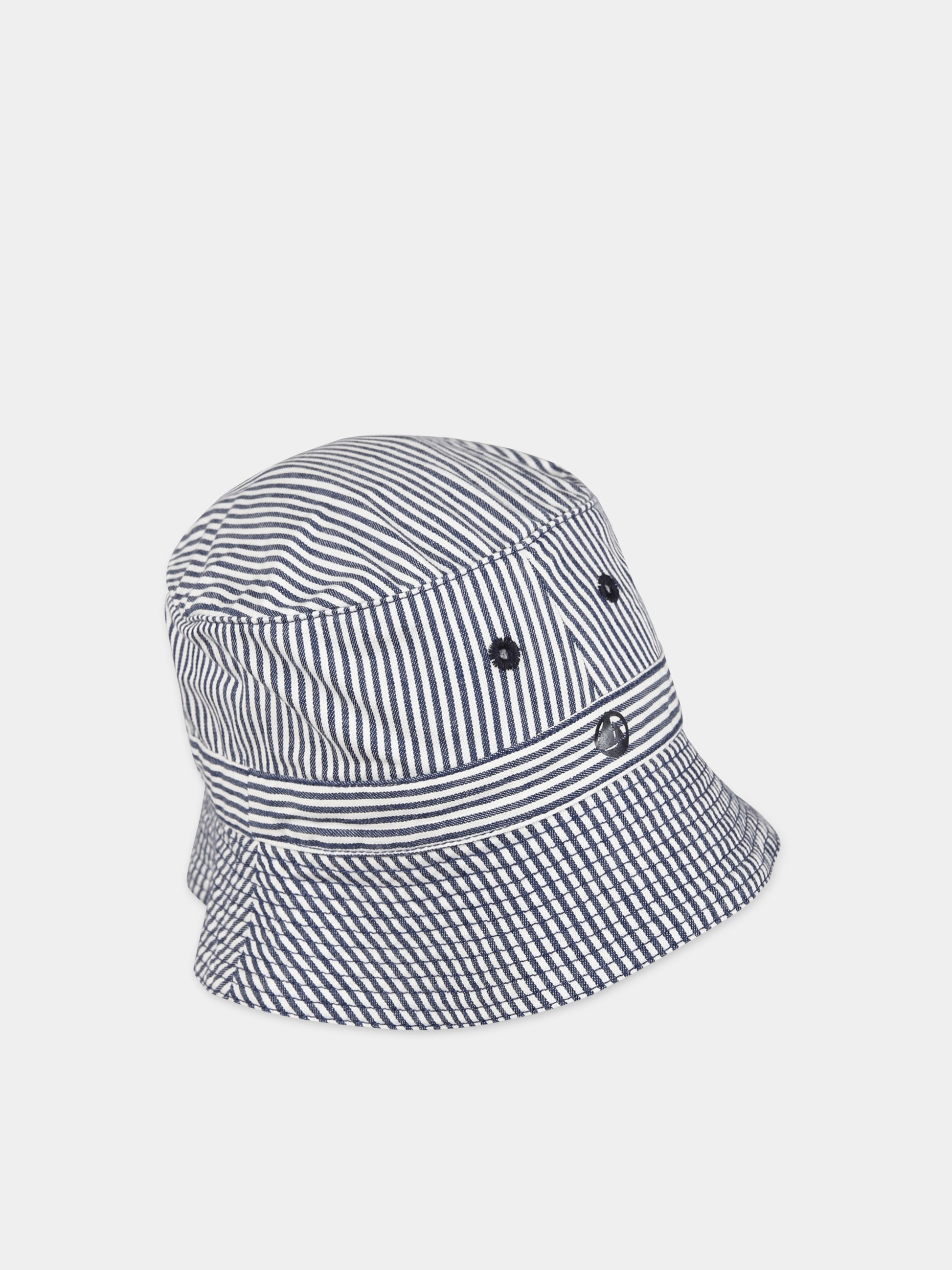 Cloche multicolor per bambino con logo,Petit Bateau,A06T8 MEDIEVAL/MARSHMALLOW