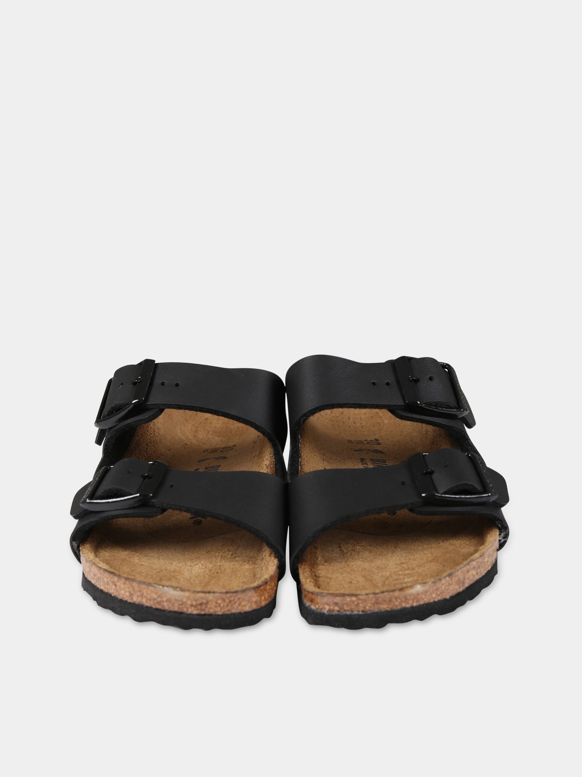 Sandali neri  Arizona Eva  per bambino con logo,Birkenstock,555123