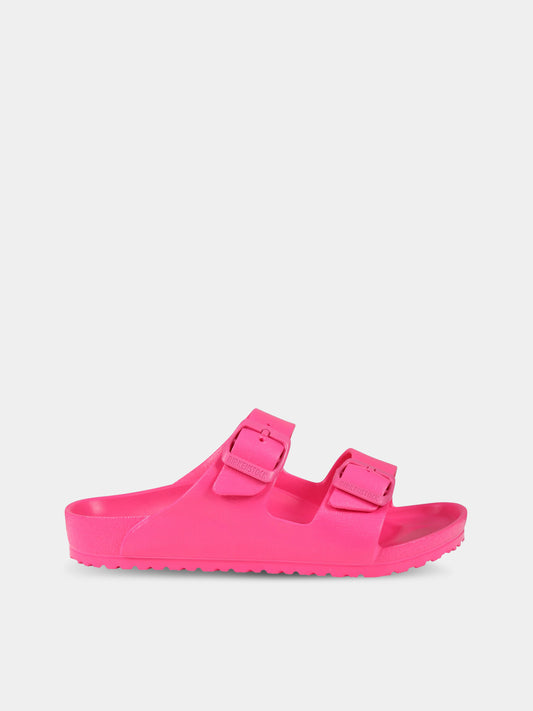 Sandali fucsia  Arizona Eva  per bambina con logo,Birkenstock,1018923