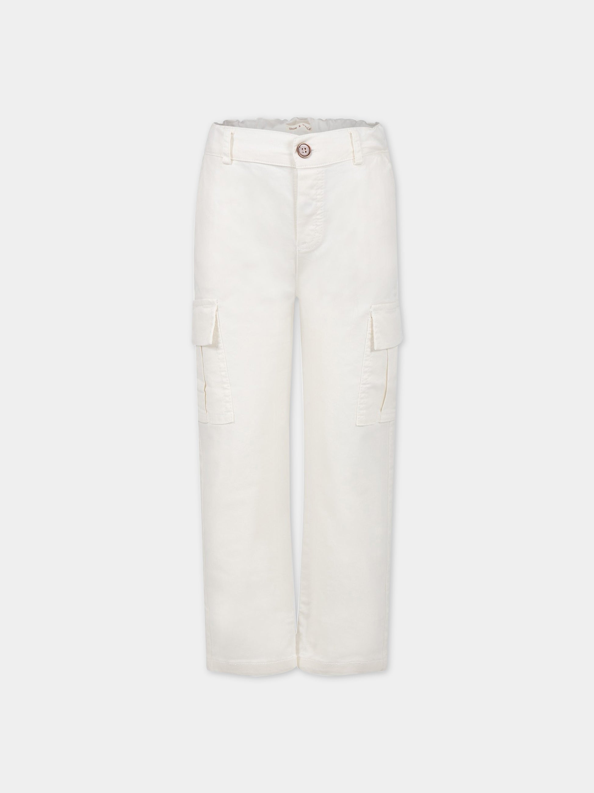 Pantaloni  bianchi per bambino,Zhoe & Tobiah,JPS8 1