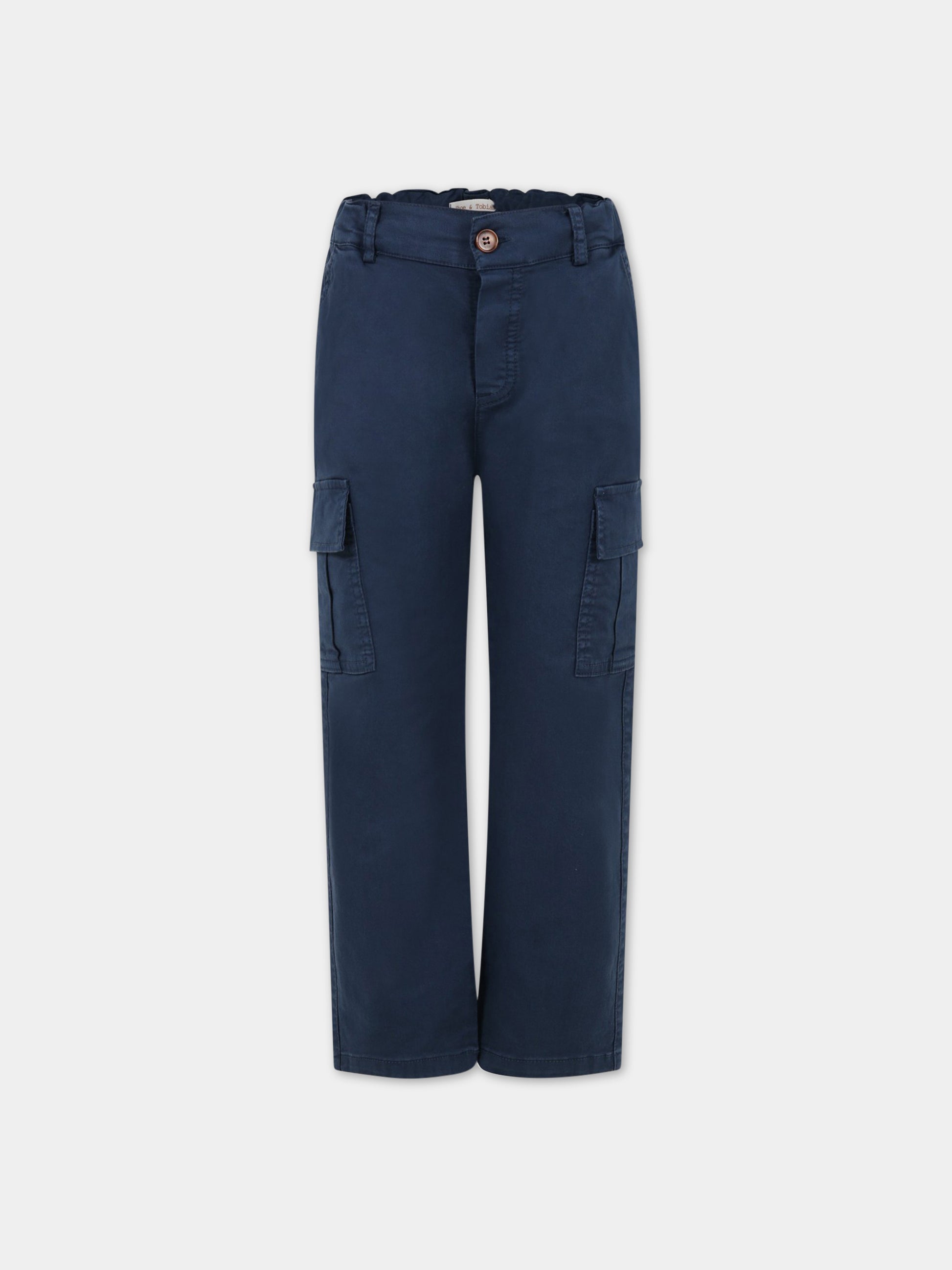 Pantaloni blu per bambino,Zhoe & Tobiah,JPS8 11