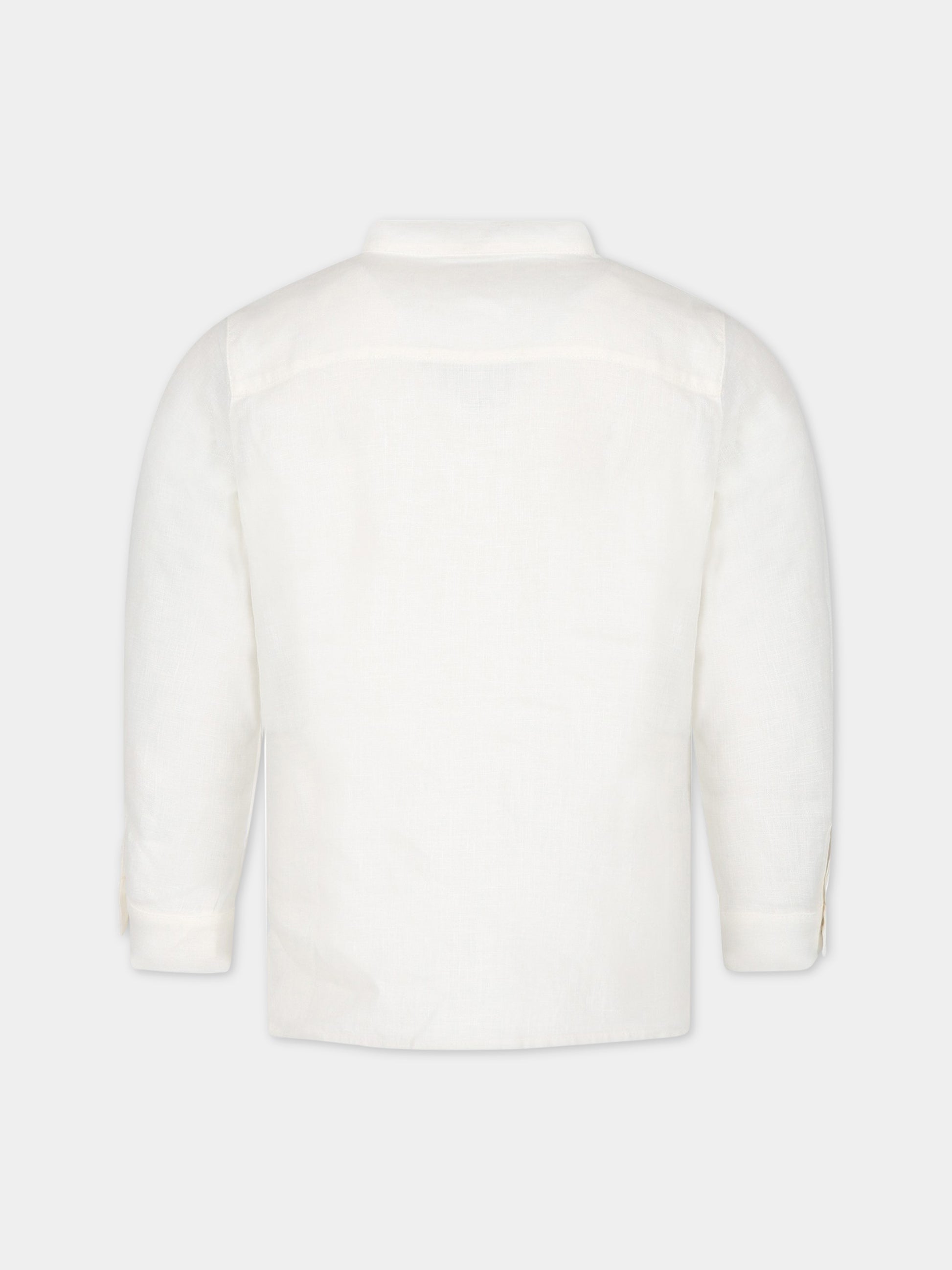 Camicia bianca per bambino,Zhoe & Tobiah,LIN3 1