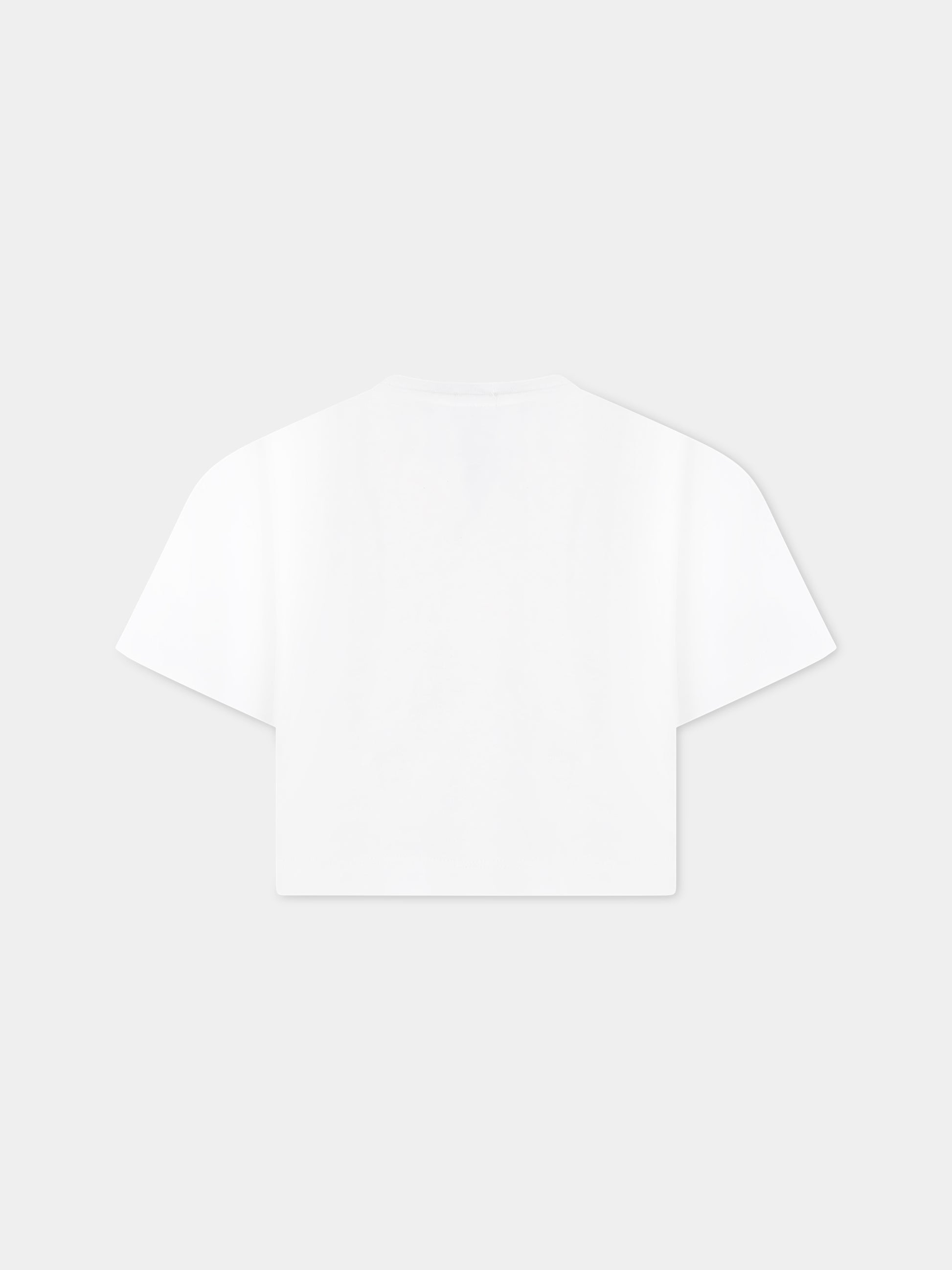 T-shirt bianco per bambina con logo,Calvin Klein Kids,CKIG0IG01938 IG0IG01938 YAF
