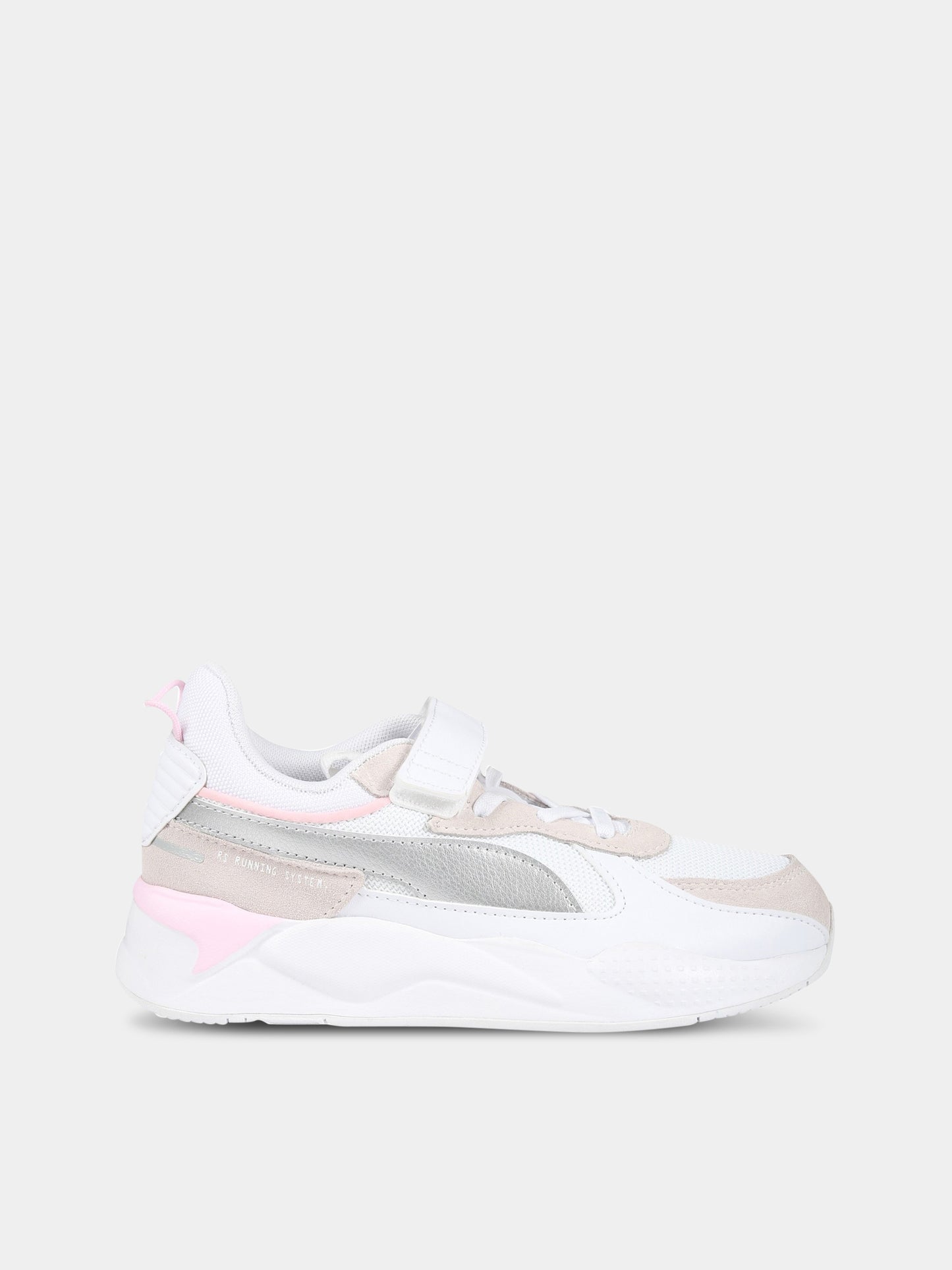 Sneakers bianche per bambina con logo,Puma,PU391985 391985 01