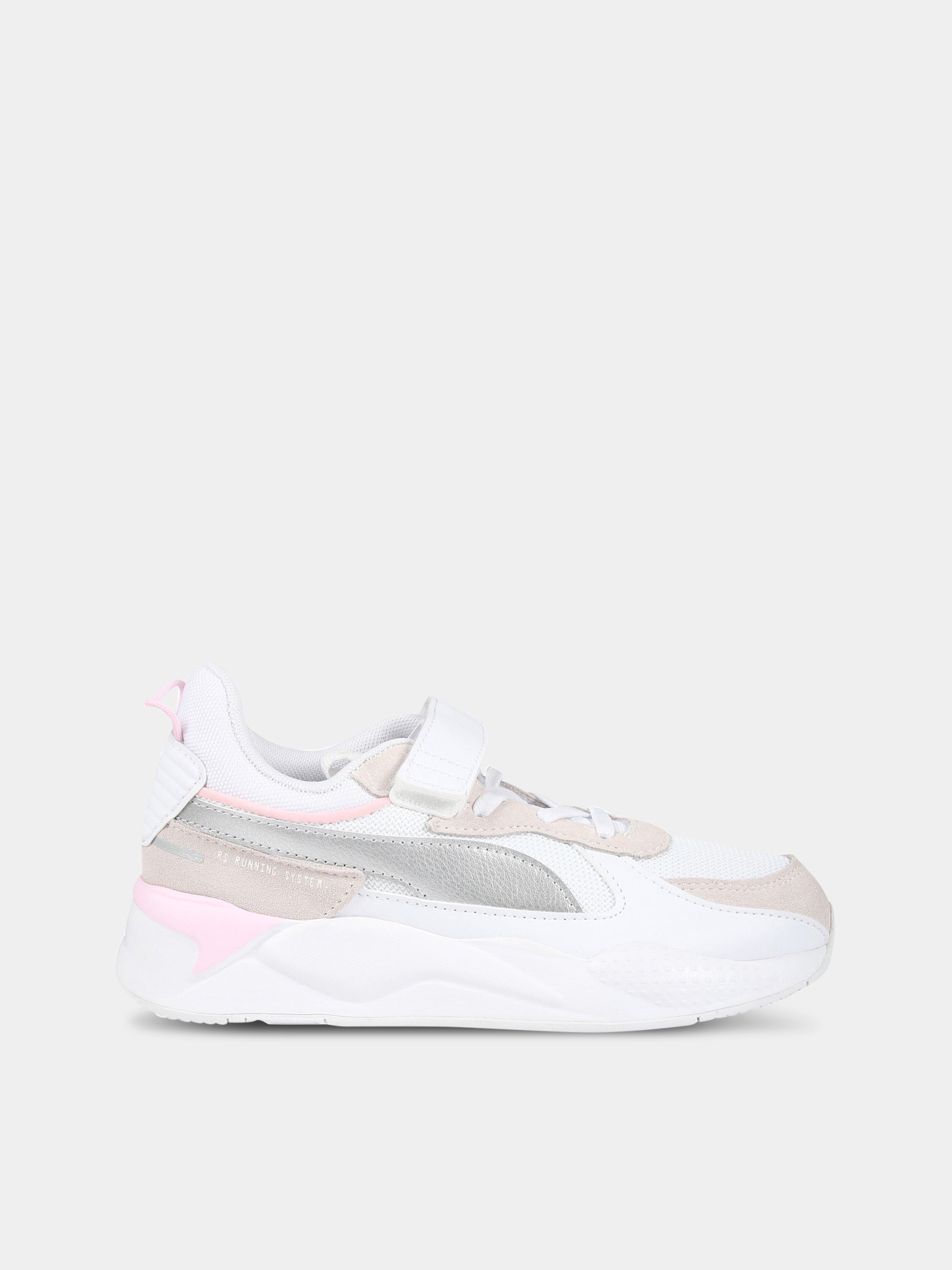 Sneakers bianche per bambina con logo,Puma,PU391985 391985 01