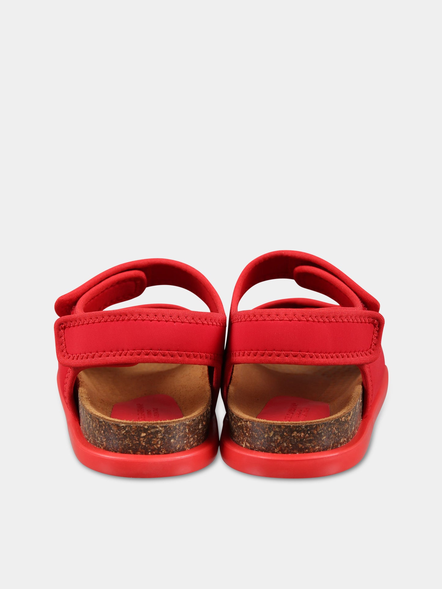 Sandali rossi per bambini con logo,Dolce & Gabbana Kids,DA5128 AQ687 80303