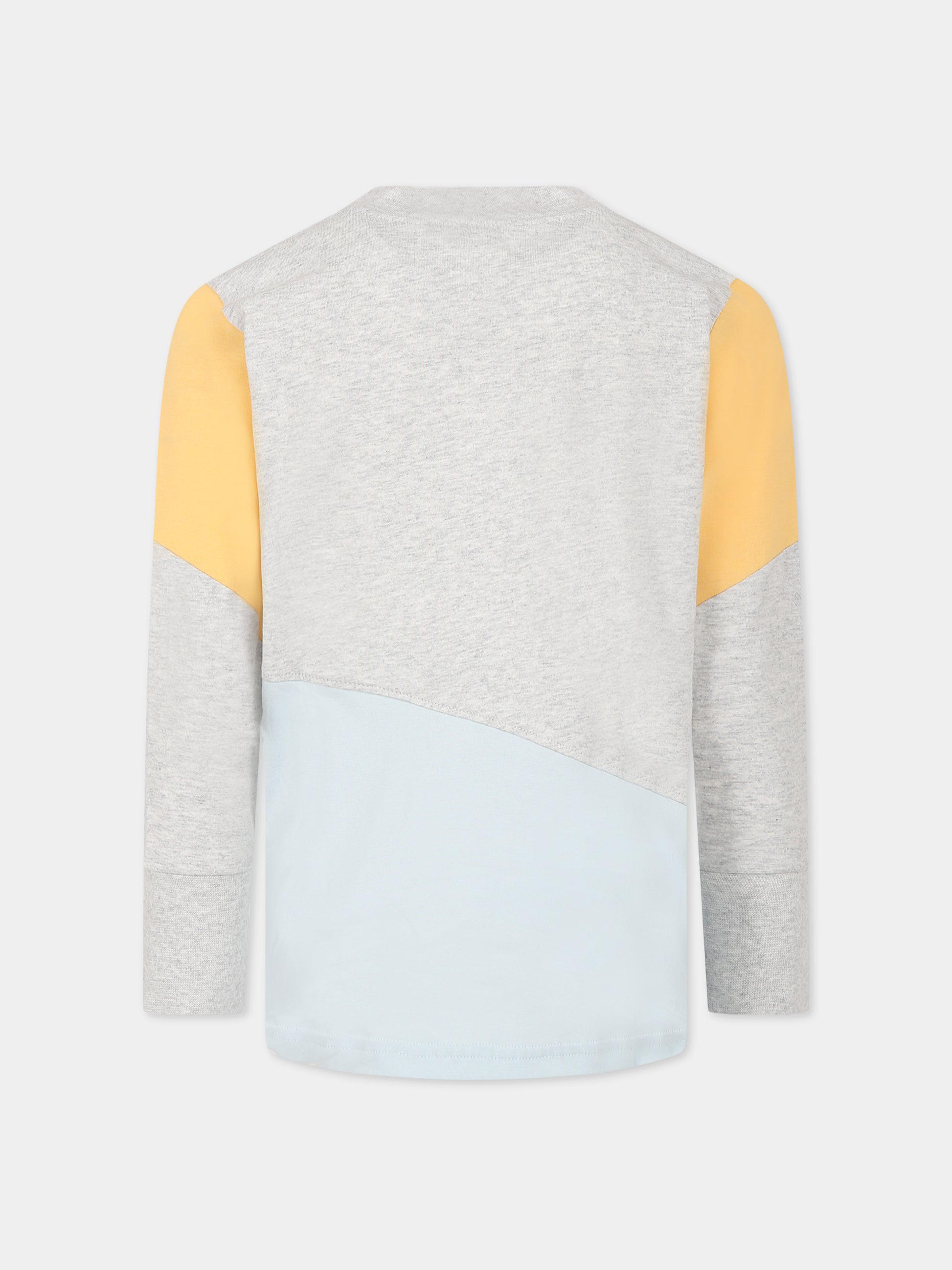 T-shirt multicolor per bambini con ricamo,Raquette,BAD 002 66