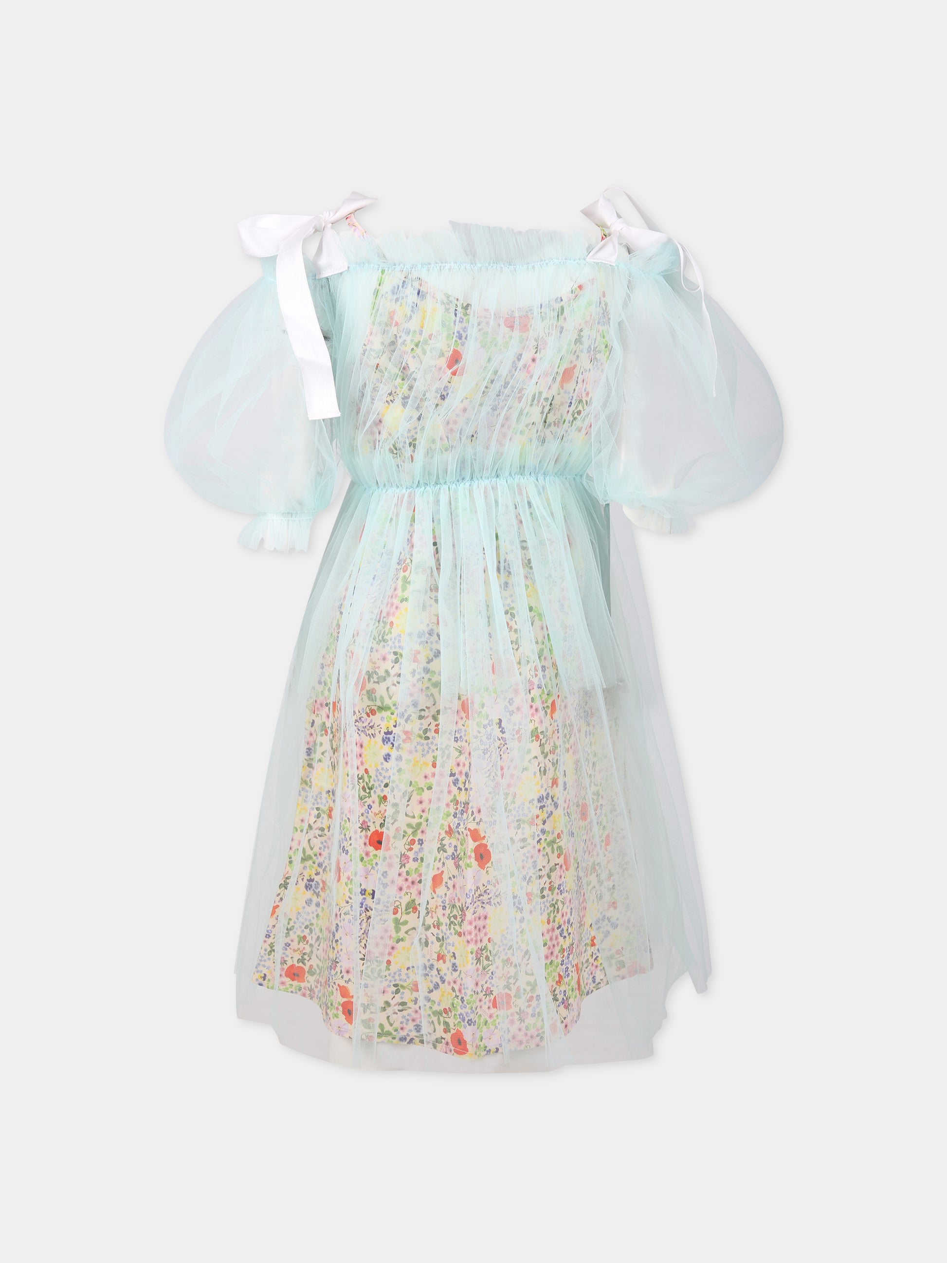 Vestito celeste per bambina,Paade Mode,232505034