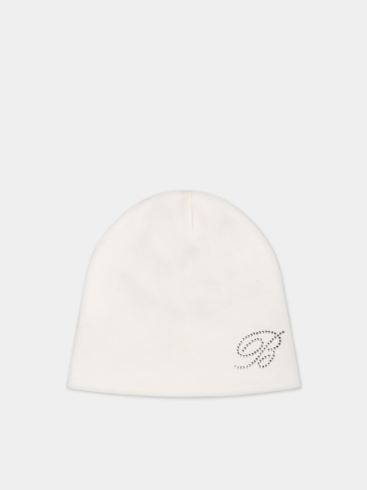 Set bianco per neonata con logo,Blumarine Baby,IA3126J6050 10602