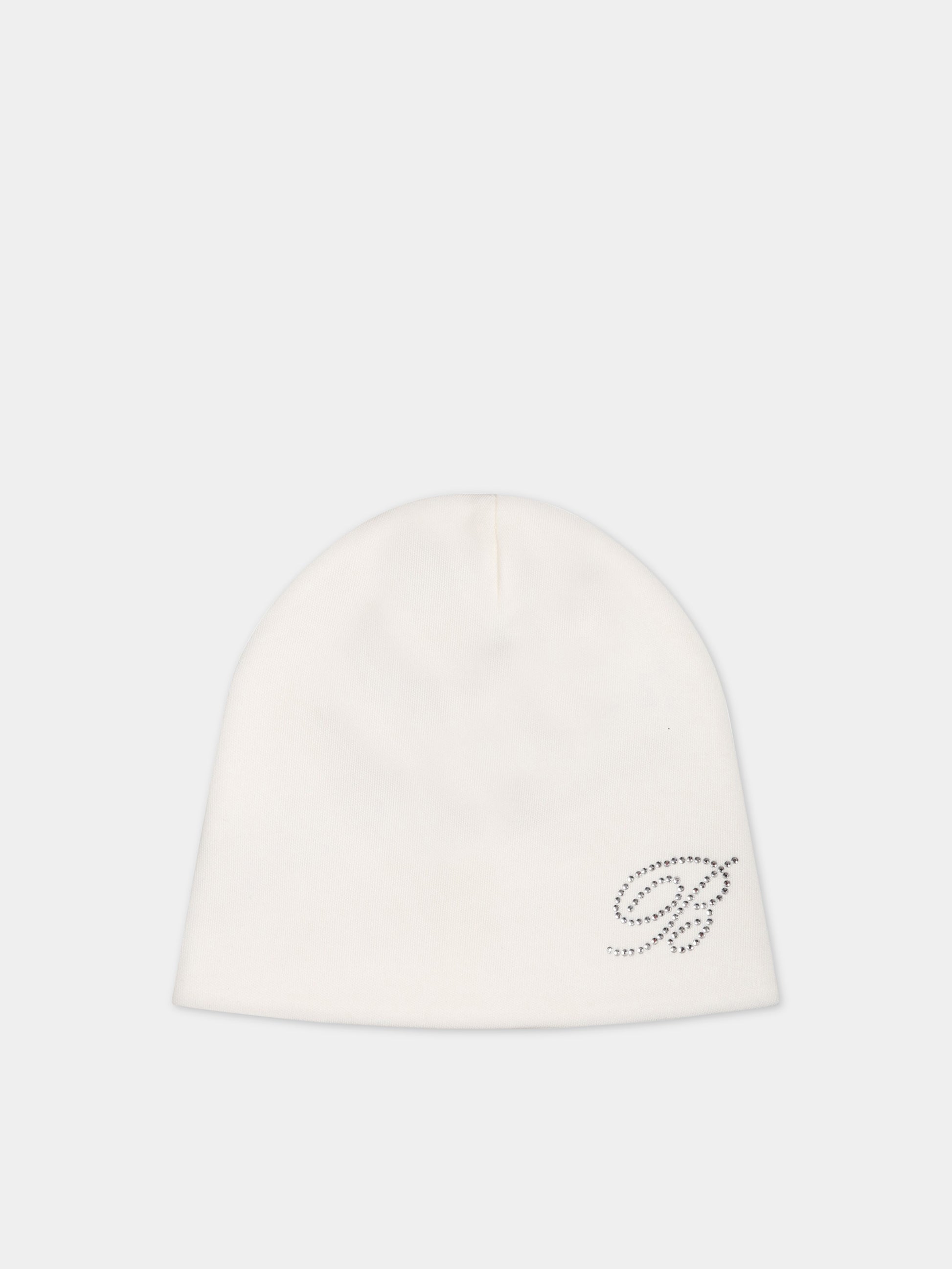 Set bianco per neonata con logo,Blumarine Baby,IA3126J6050 10602