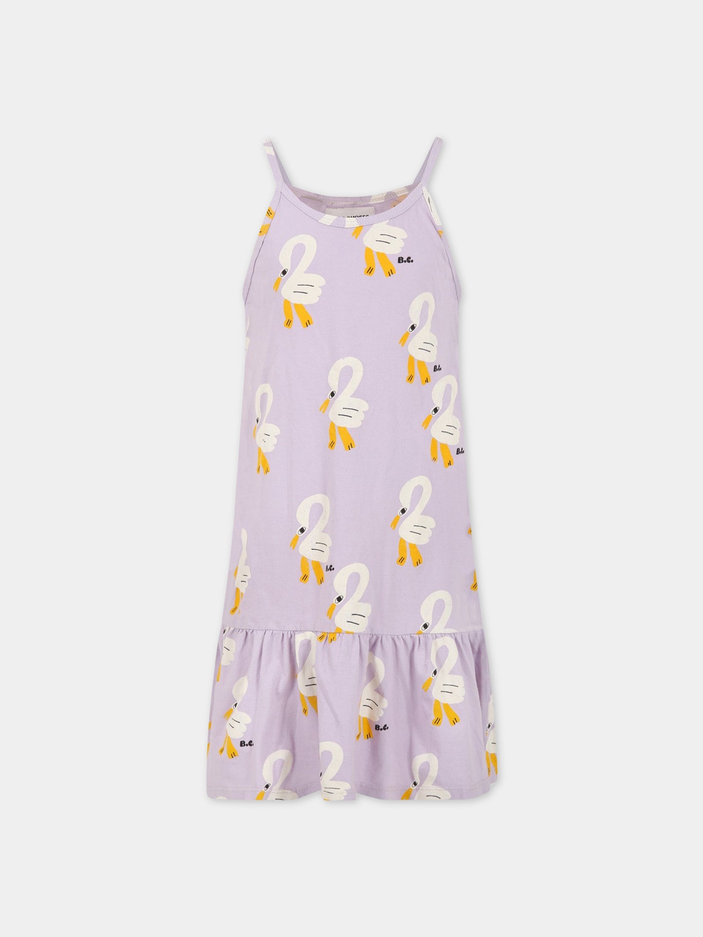 Vestito viola per bambina con logo,Bobo Choses,123AC126