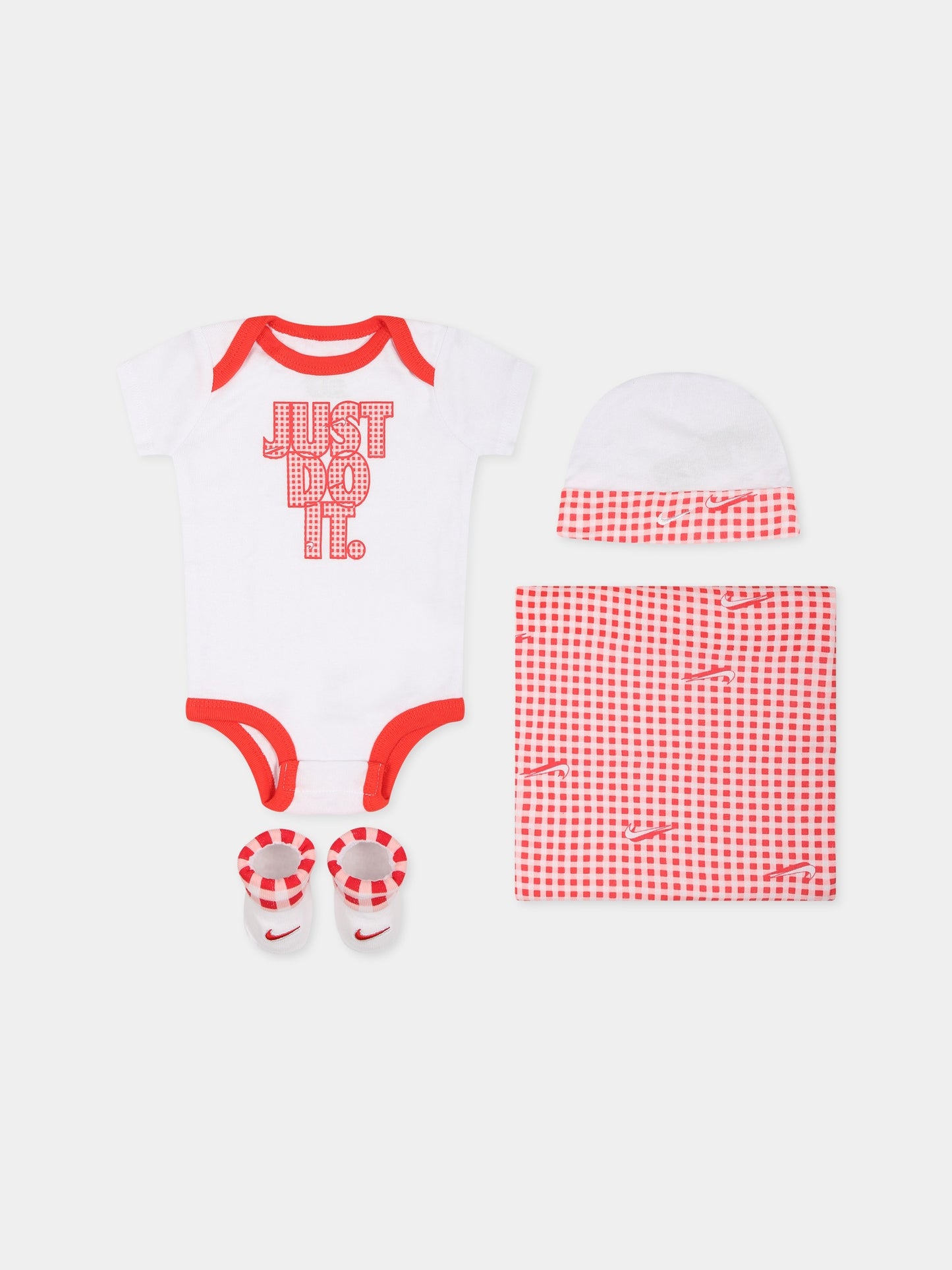 Set bianco per neonata con logo,Nike,NN0946 R35