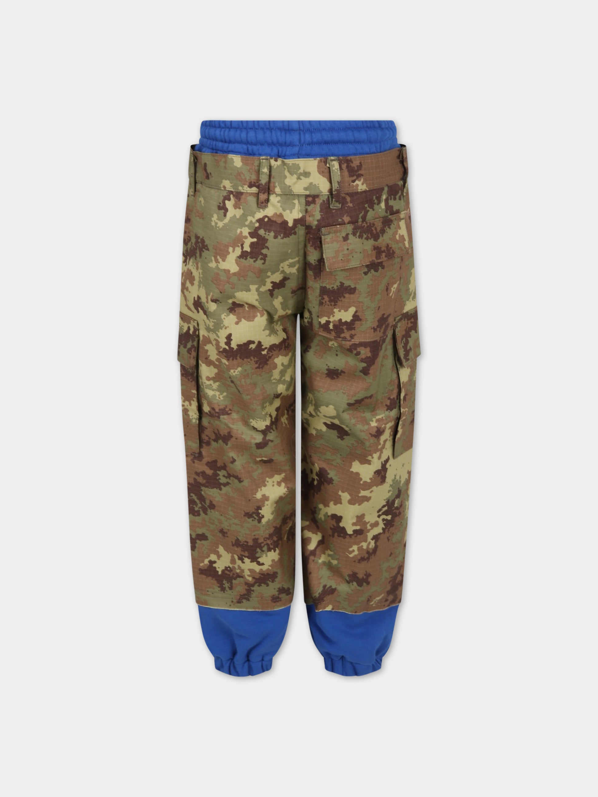 Pantalone multicolor per bambino con logo,Myar,MY0007 MY021 MY808