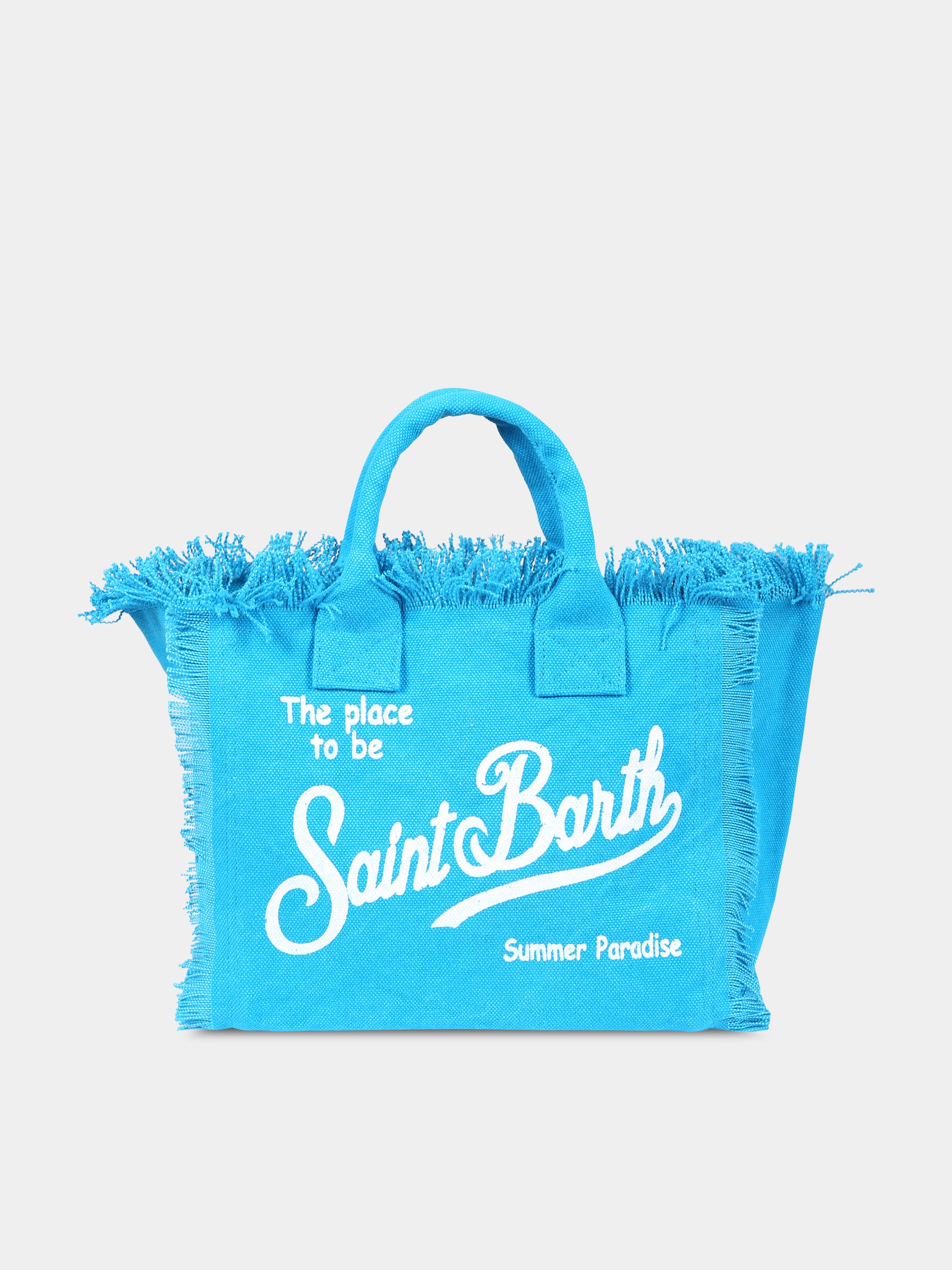 Borsa azzurra per bambina con logo,Mc2 Saint Barth,COLETTE 31 LIGHT BLUE