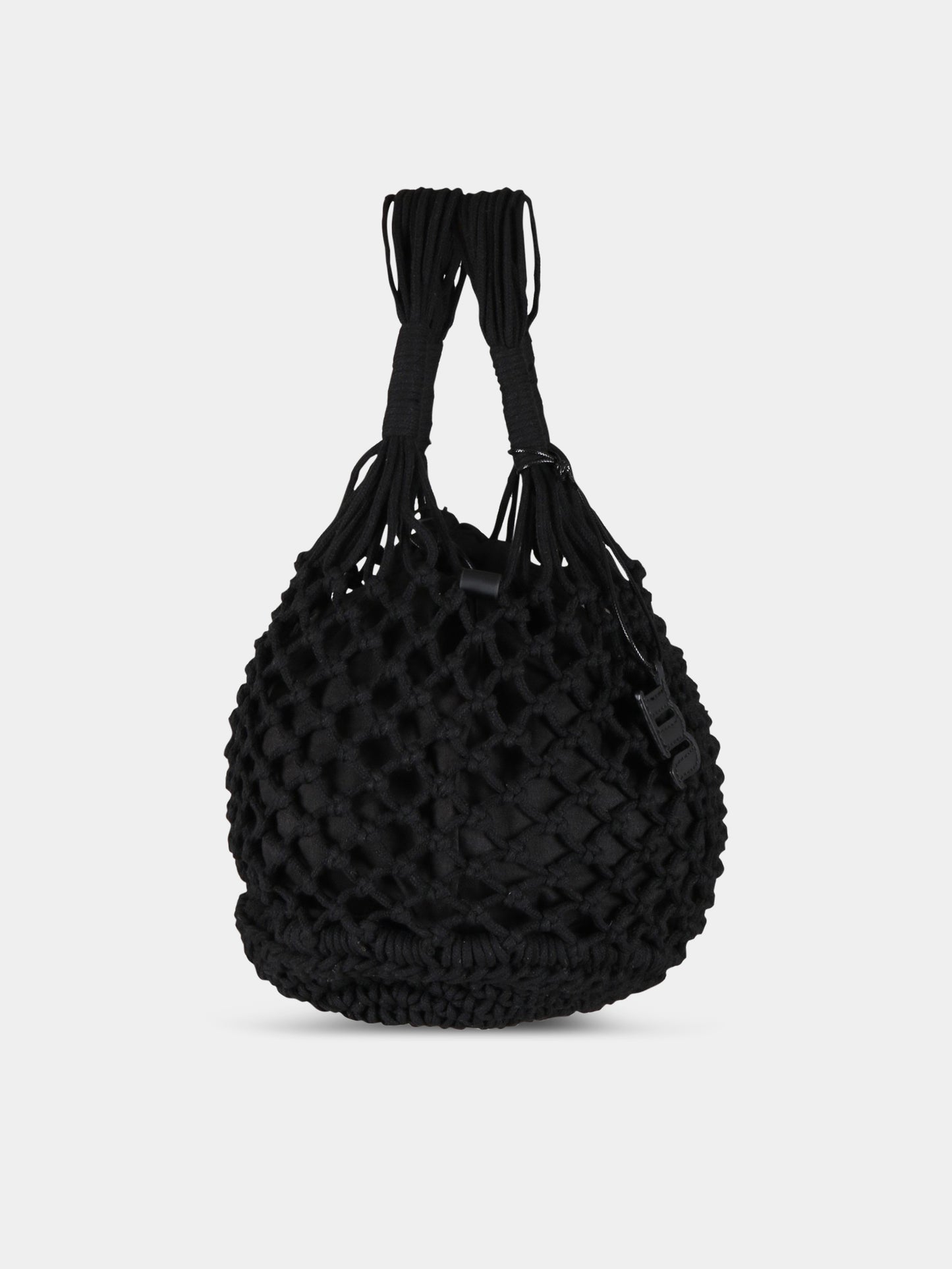 Borsa nera da spiaggia da donna con patch logato,Matineè,MOD. BAG MEDIUM SAC DE PLAGE NERO